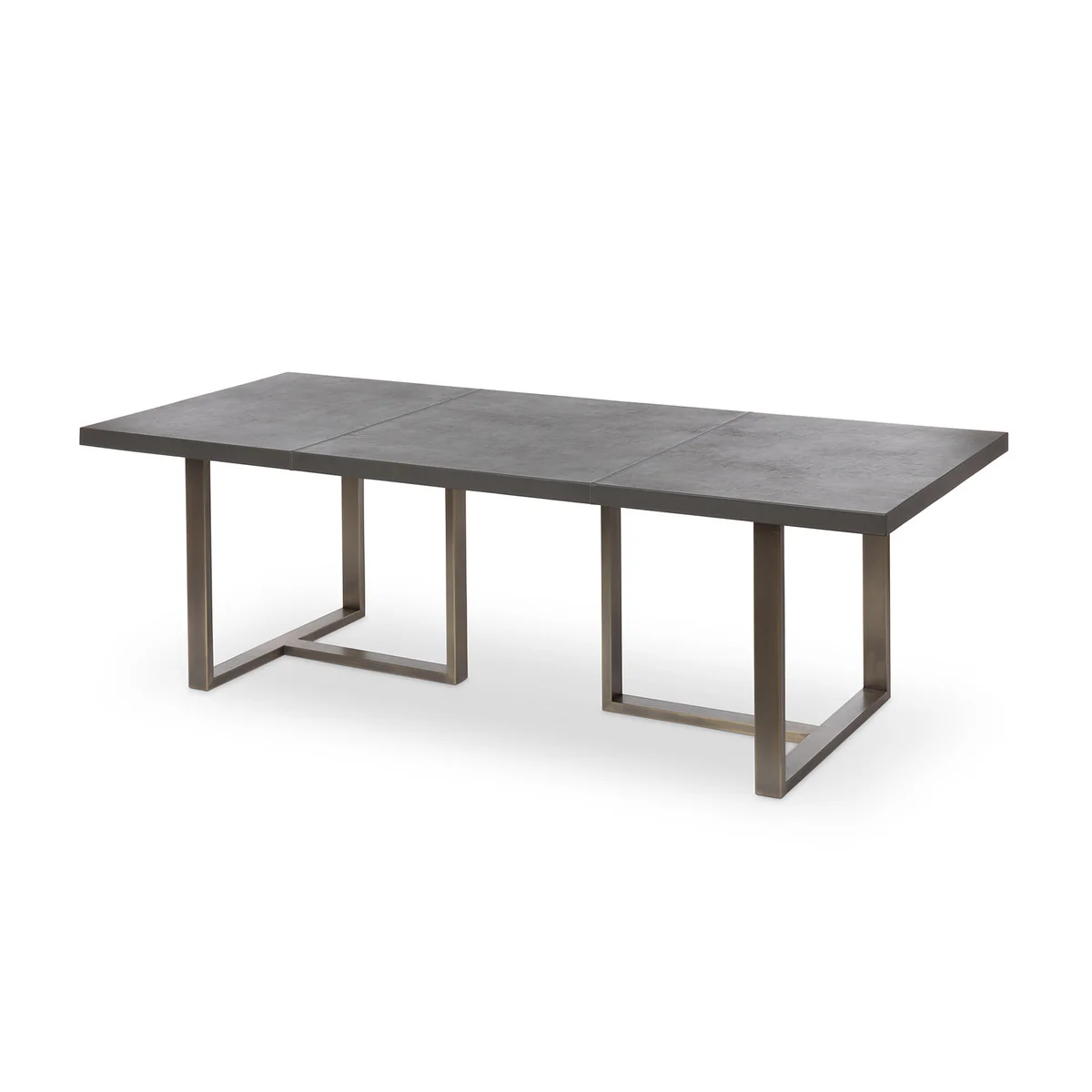 Park Hill Collection Dalton Leather Top Dining Table EFT26320 - Image 2