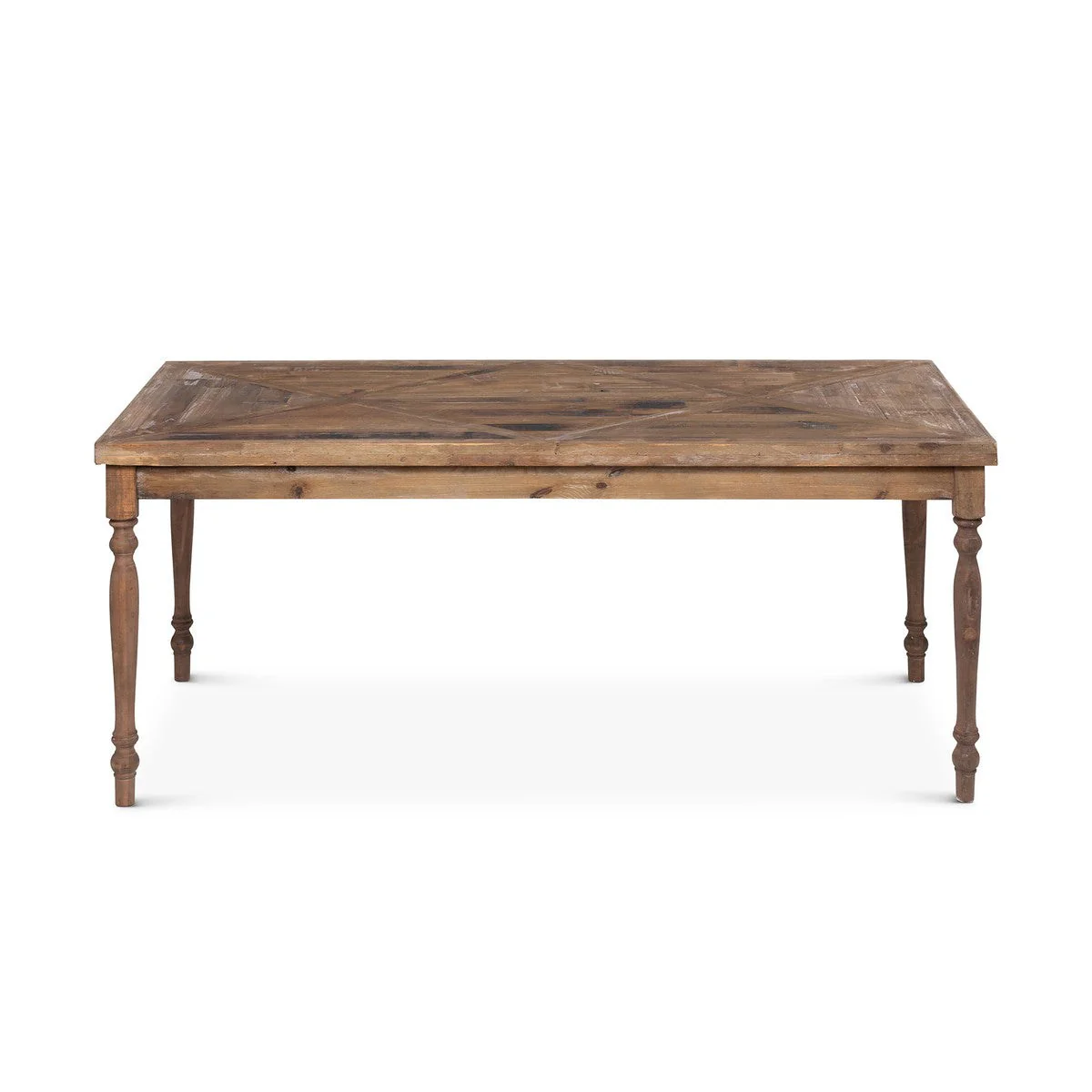 Park Hill Collection Rustic Farmhouse Style Kitchen Wood Dining Table EFC00991 - Image 3