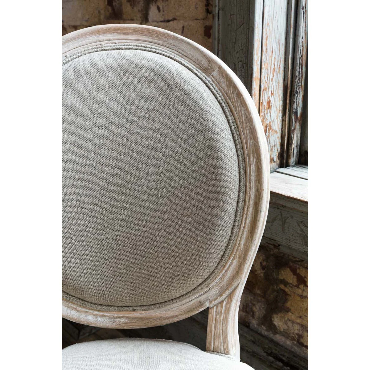Park Hill Collection White Washed Dining Room Arm Chair EFS81666 - Image 10