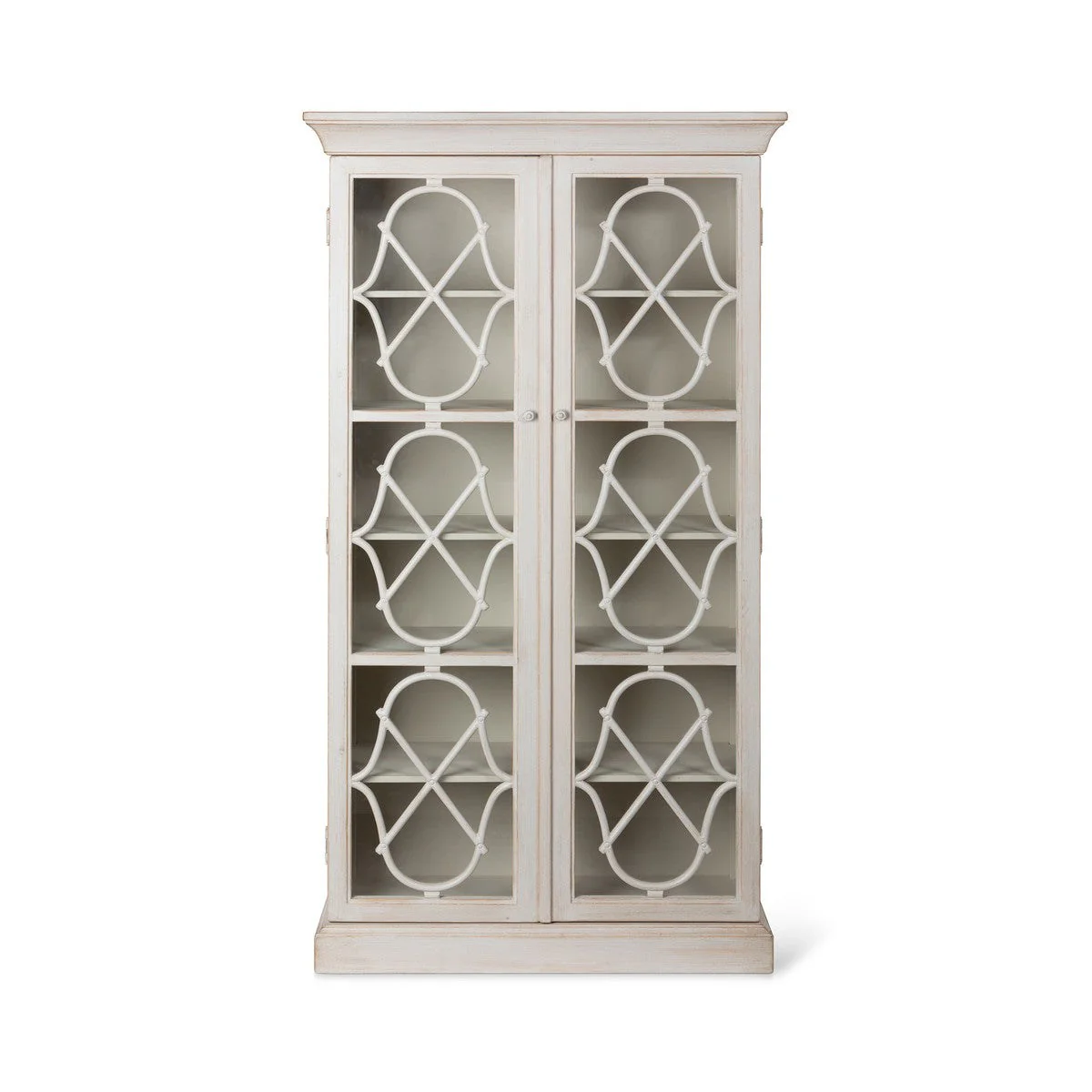 Park Hill Collections Southern Classic Adeline Wood Cabinet with Glass Doors EFC20134 - Image 3