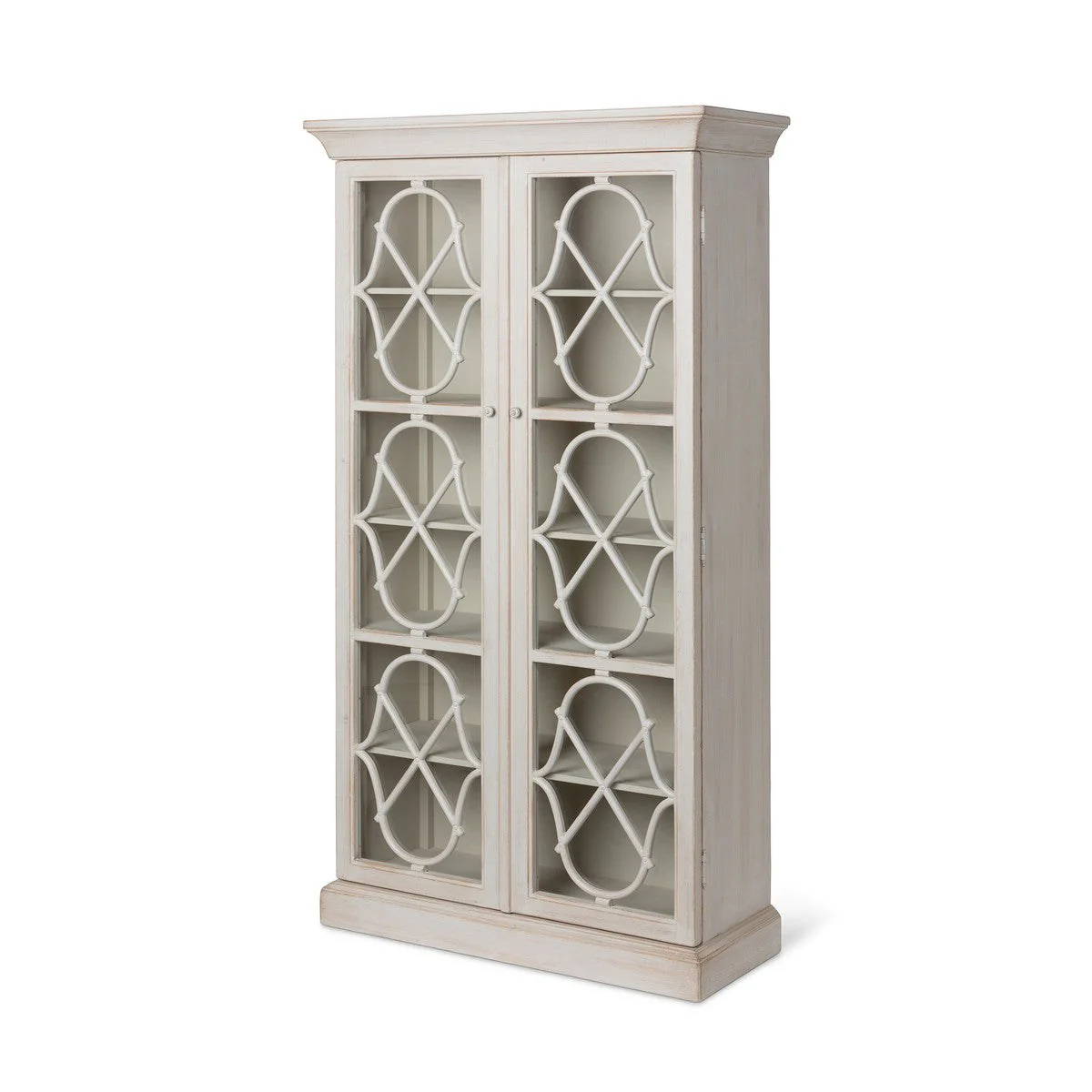 Park Hill Collections Southern Classic Adeline Wood Cabinet with Glass Doors EFC20134 - Image 4