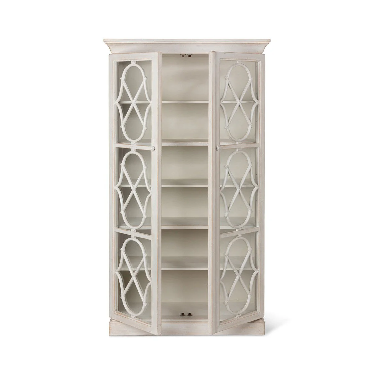Park Hill Collections Southern Classic Adeline Wood Cabinet with Glass Doors EFC20134 - Image 5