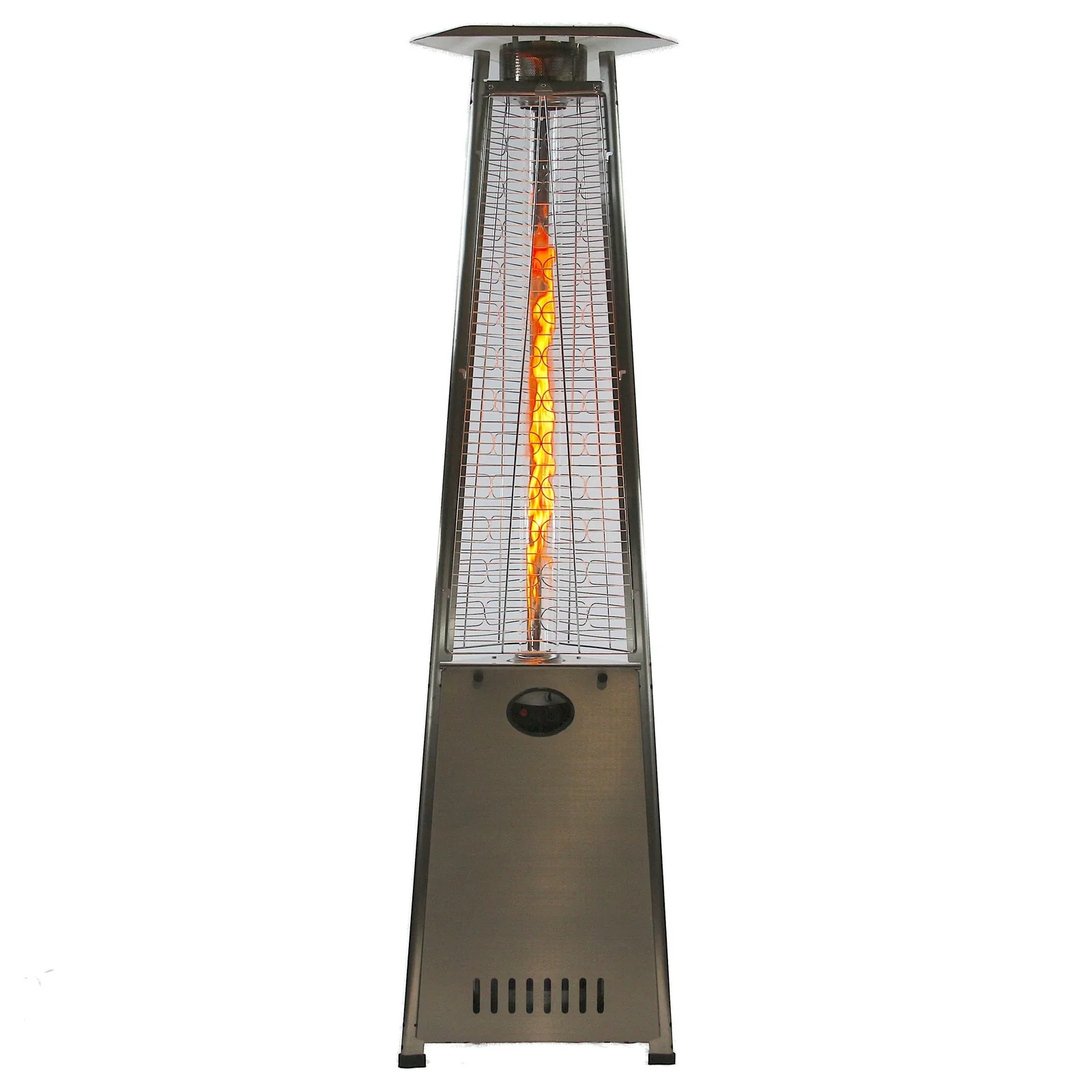 RADtec 93" Pyramid Flame Natural Gas Patio Heater - Stainless Steel Finish - Image 10