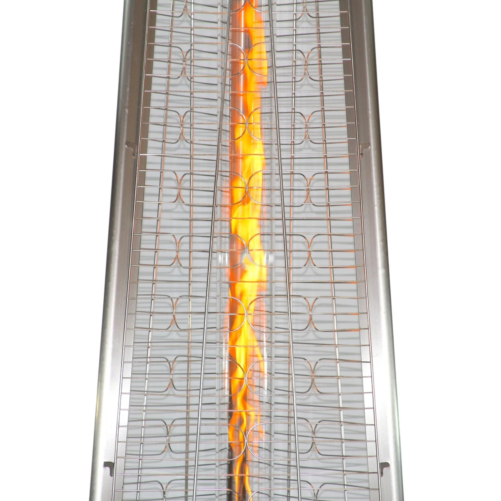 RADtec 93" Pyramid Flame Natural Gas Patio Heater - Stainless Steel Finish - Image 6