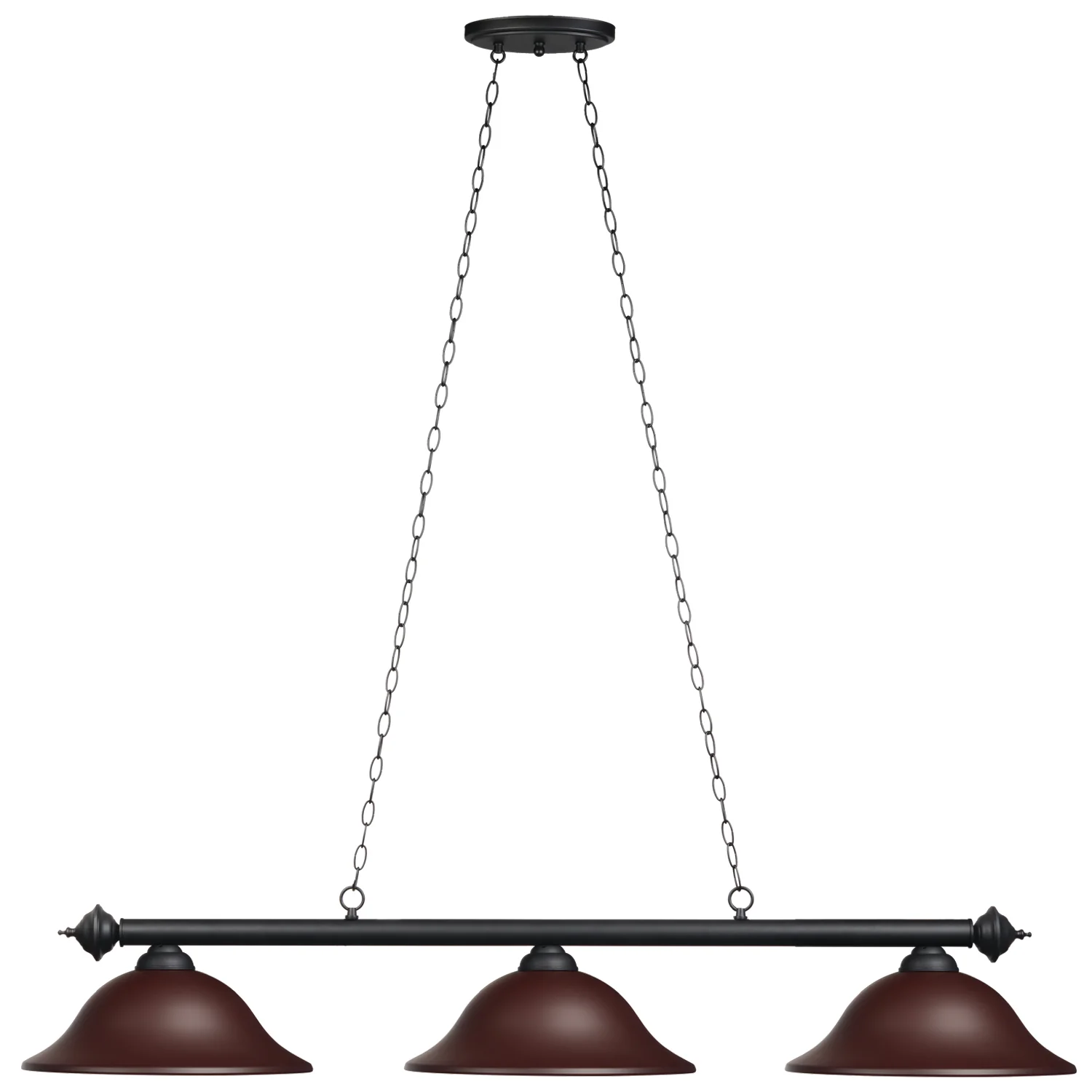RAM Game Room 60" Marseilles Lamp Burgundy MAR-B60 BG - Image 4