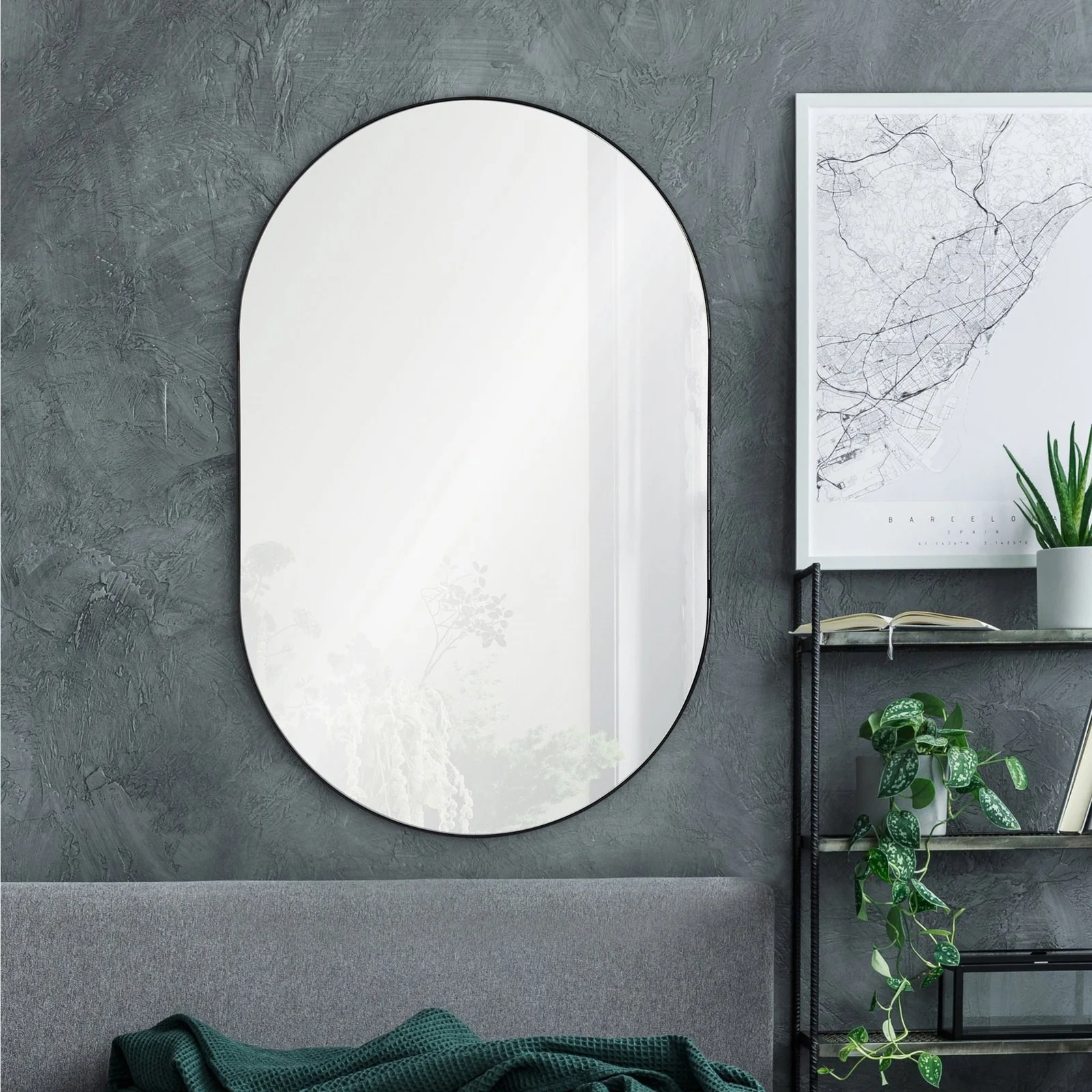 RenWil Webester Oval Mirror NDD220M009