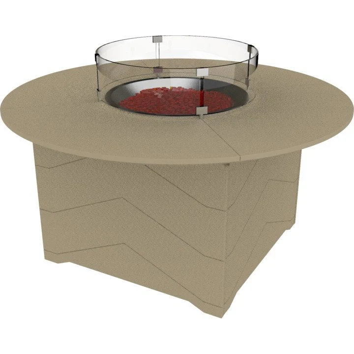 Seaside Casual Aura 50" Round Fire Table - Image 2