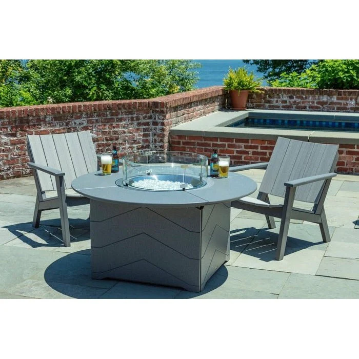 Seaside Casual Aura 50" Round Fire Table - Image 5
