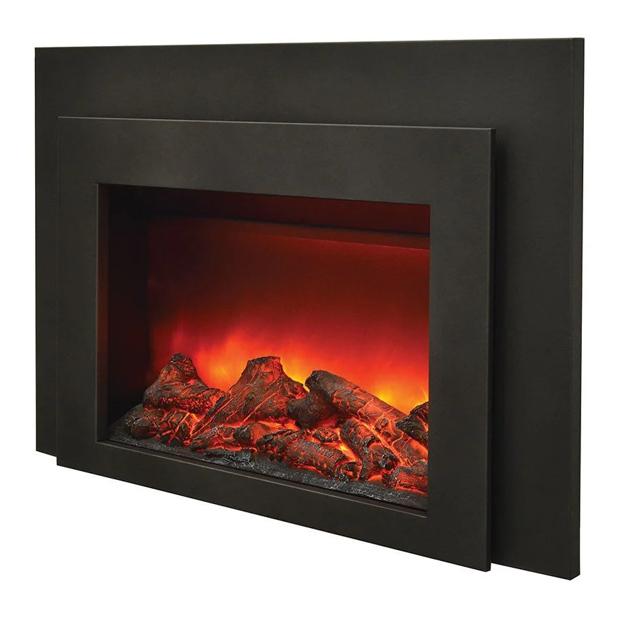 Sierra Flame INS-FM Electric Insert with Dual Steel Surround Fireplace - Image 4