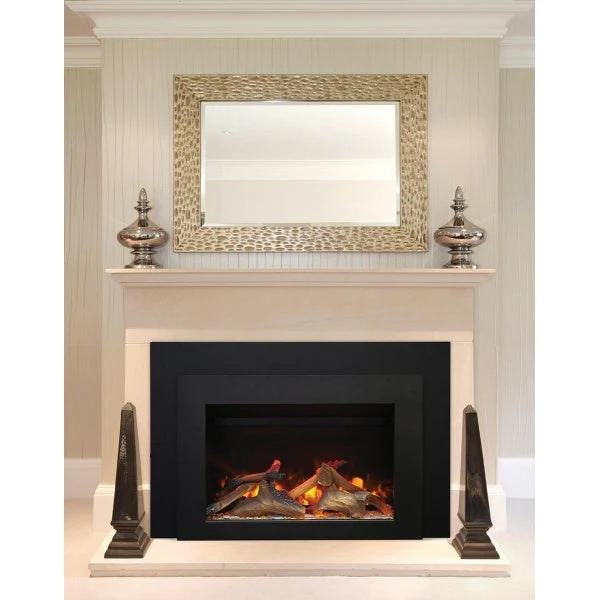 Sierra Flame INS-FM Electric Insert with Dual Steel Surround Fireplace - Image 5