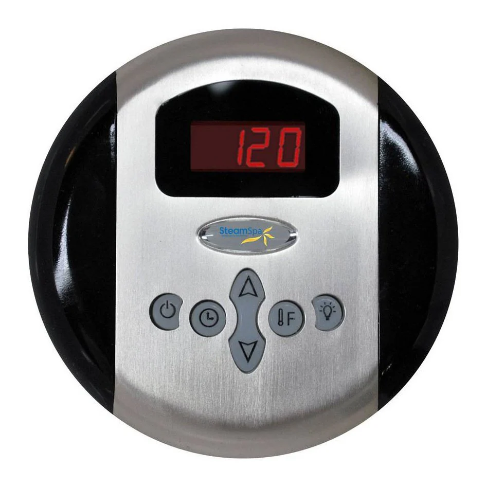 SteamSpa Indulgence 6 KW QuickStart Acu-Steam Bath Generator Package in Polished Chrome IN600CH - Image 2