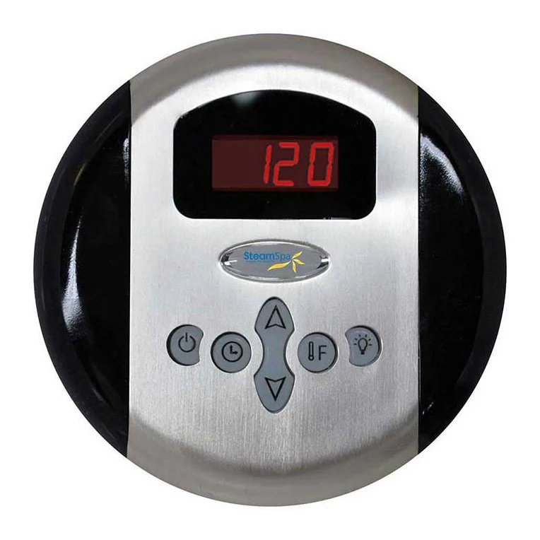 SteamSpa Oasis 9 KW QuickStart Acu-Steam Bath Generator Package in Polished Chrome OA900CH - Image 2