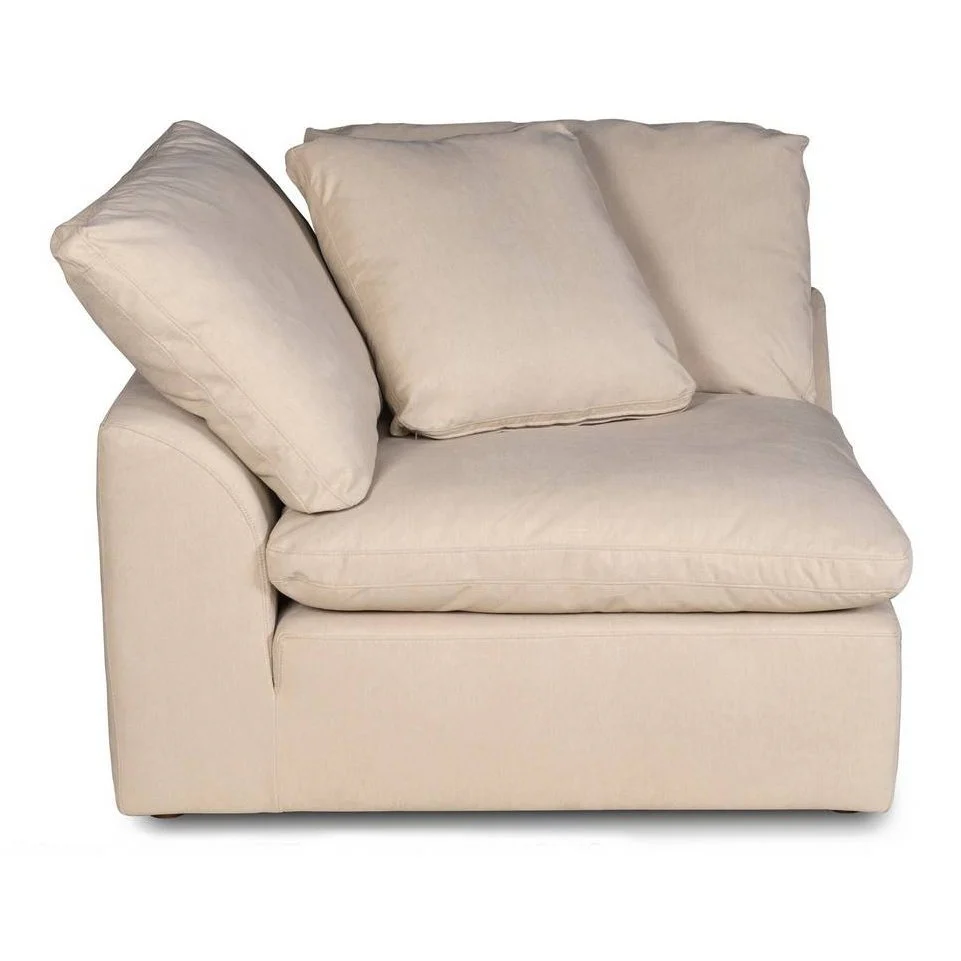 Sunset Trading Cloud Puff 3 Piece 132" Wide Slipcovered Modular Sectional Sofa - Image 4