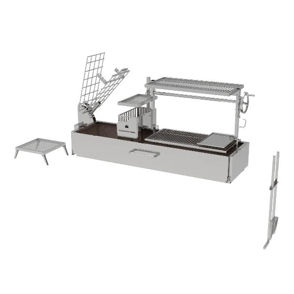 Tagwood BBQ Argentine Santa Maria Wood Fire & Charcoal Grill - BBQ08SS