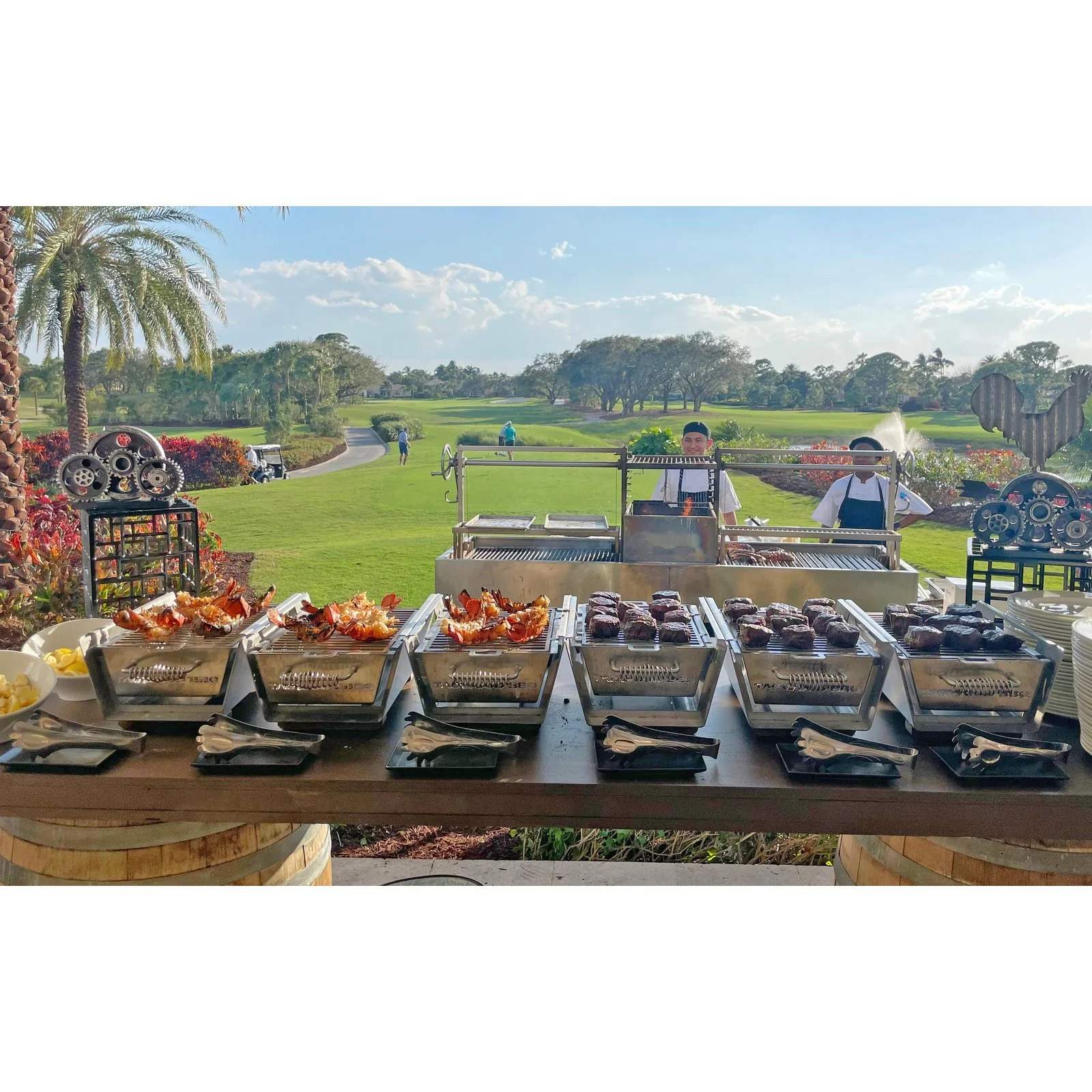 Tagwood BBQ Table Top Warming Brazier | Stainless steel and Acacia wood | BBQ07SS - Image 12