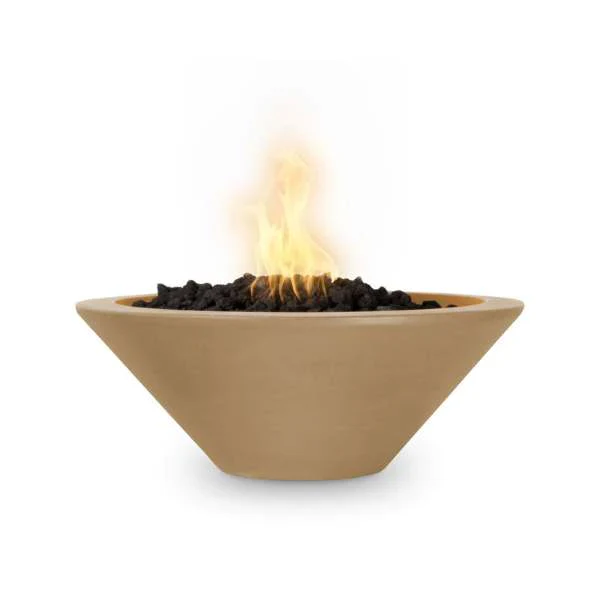 The Outdoor Plus 48" Cazo GFRC Fire Bowl Match Lit | Natural Gas - Image 3