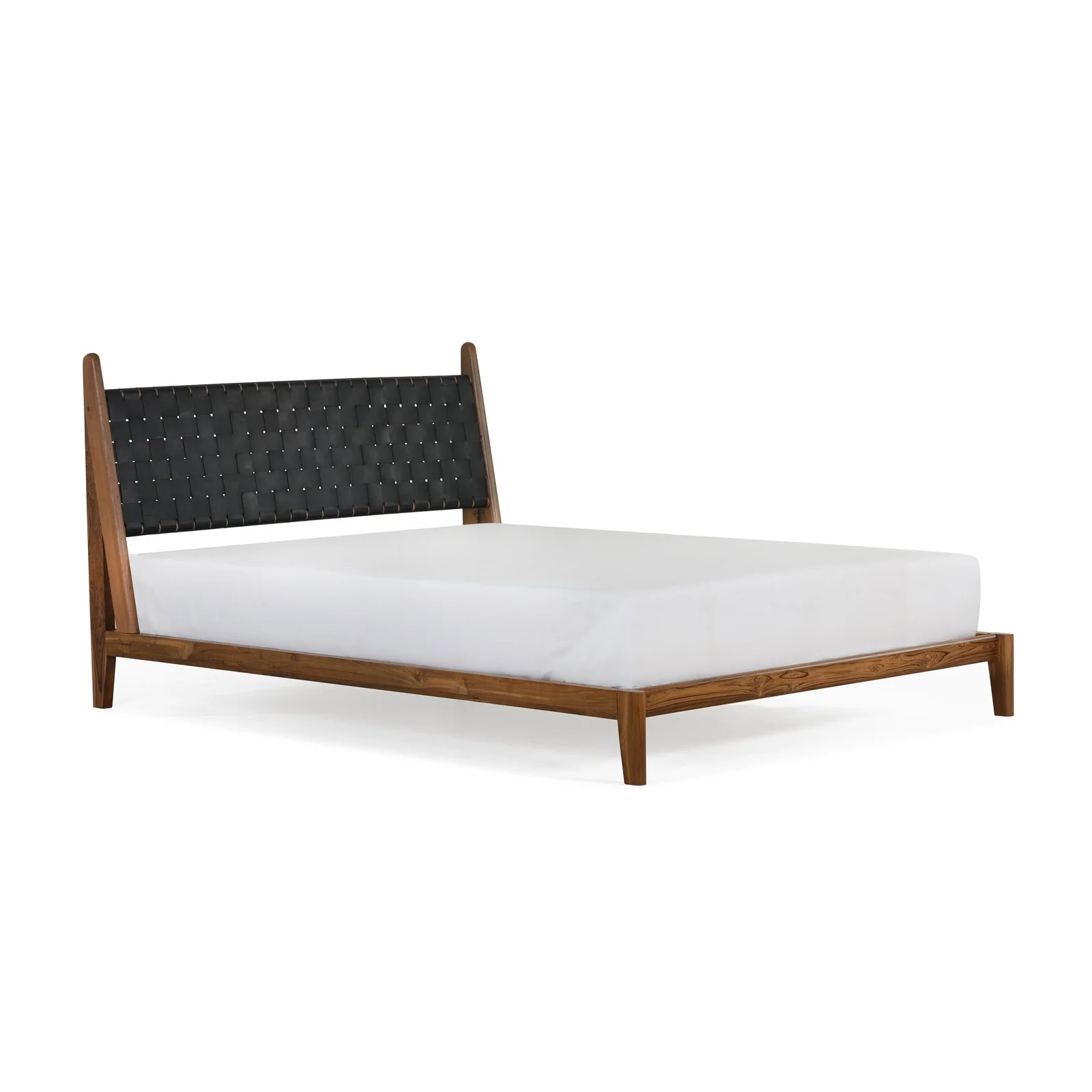 Union Home Cove King Bed - Black Leather BDM00061