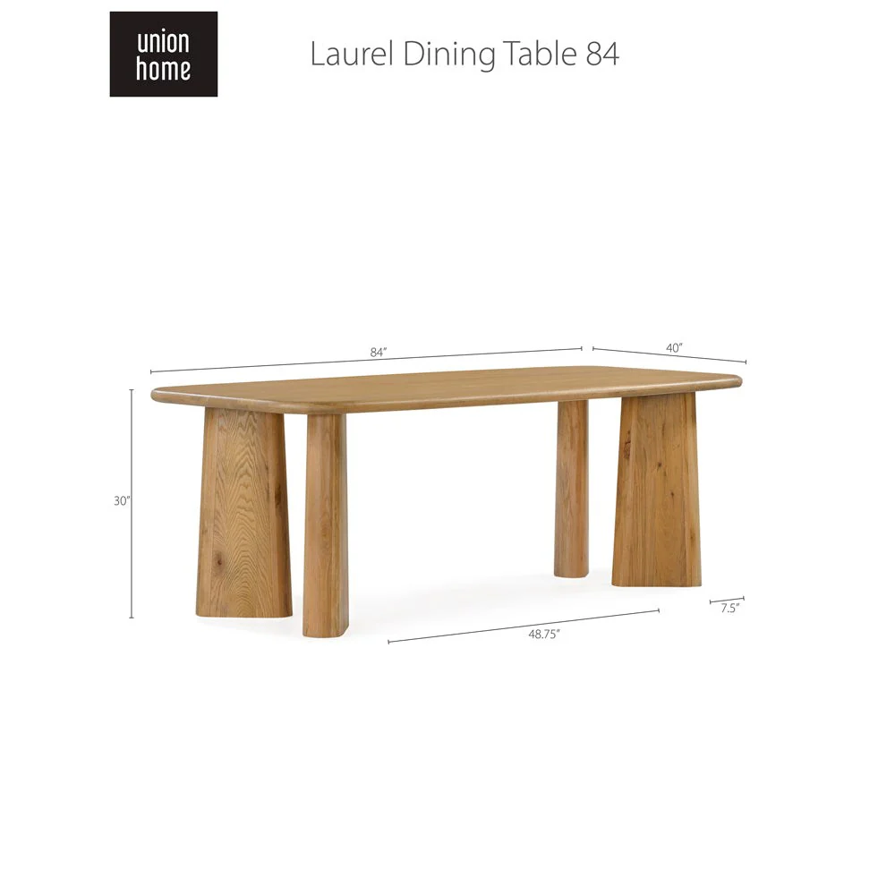 Union Home Laurel Dining Table 84" DIN00108 - Image 10