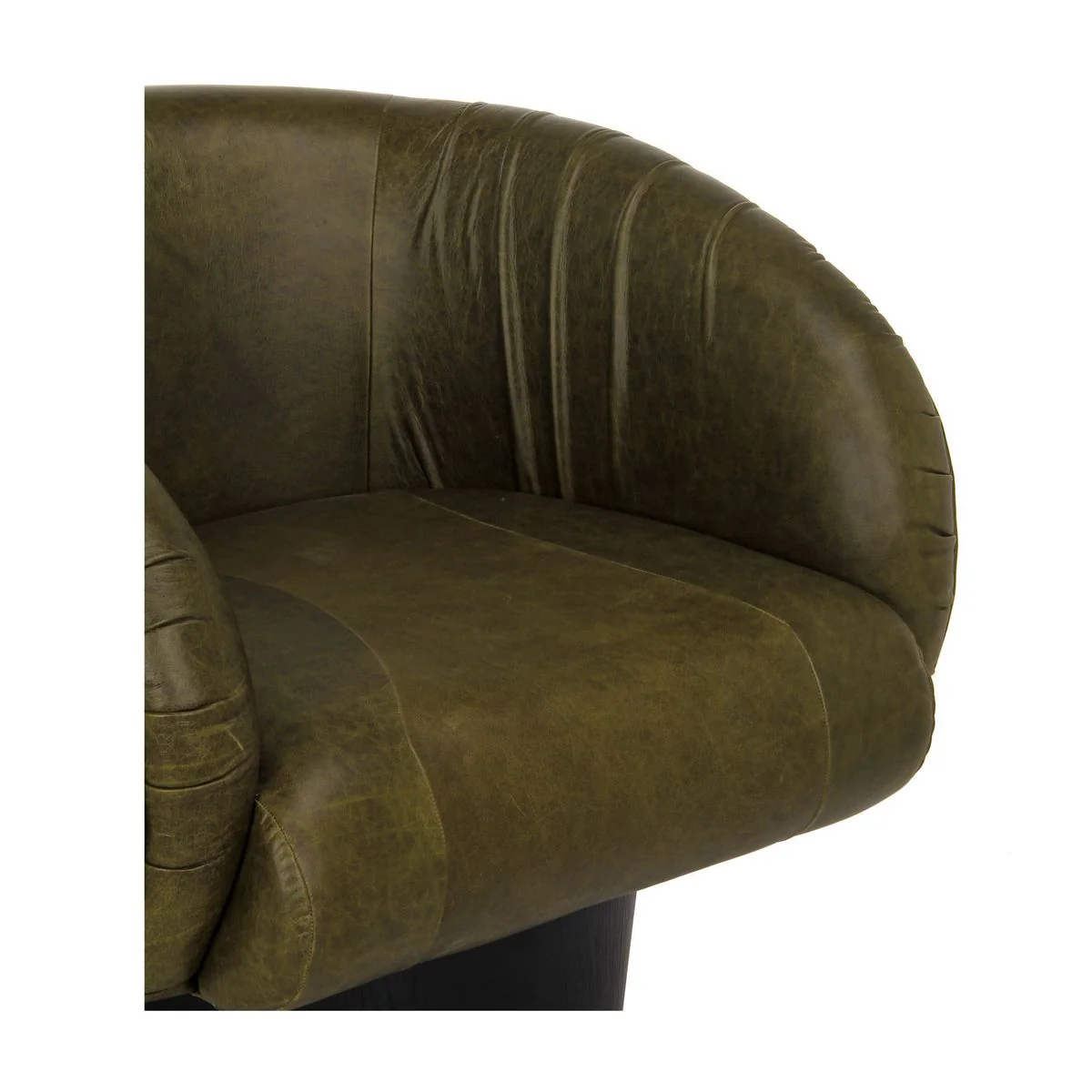 Union Home Rotunda Chair - Green Leather LVR00677 - Image 5