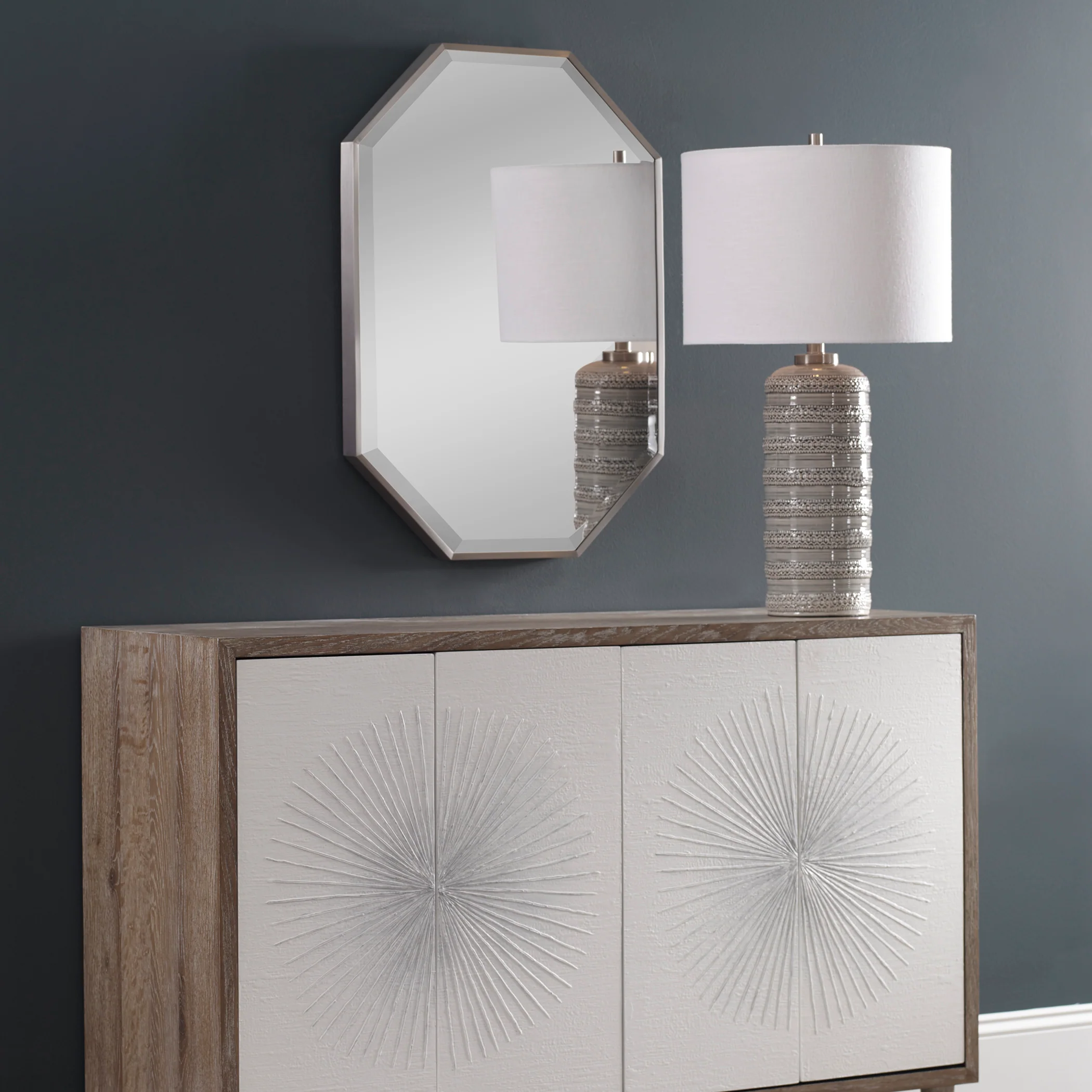 Uttermost Alenon Light Gray Table Lamp 28354-1 - Image 3