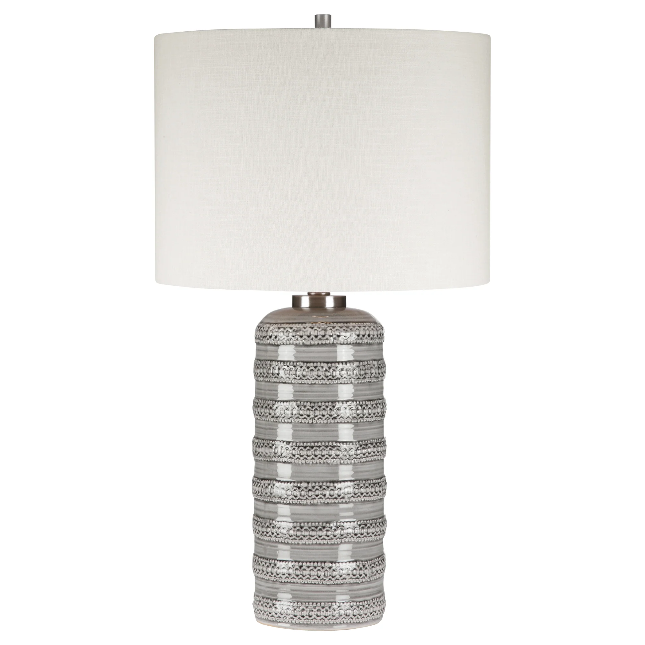 Uttermost Alenon Light Gray Table Lamp 28354-1 - Image 4