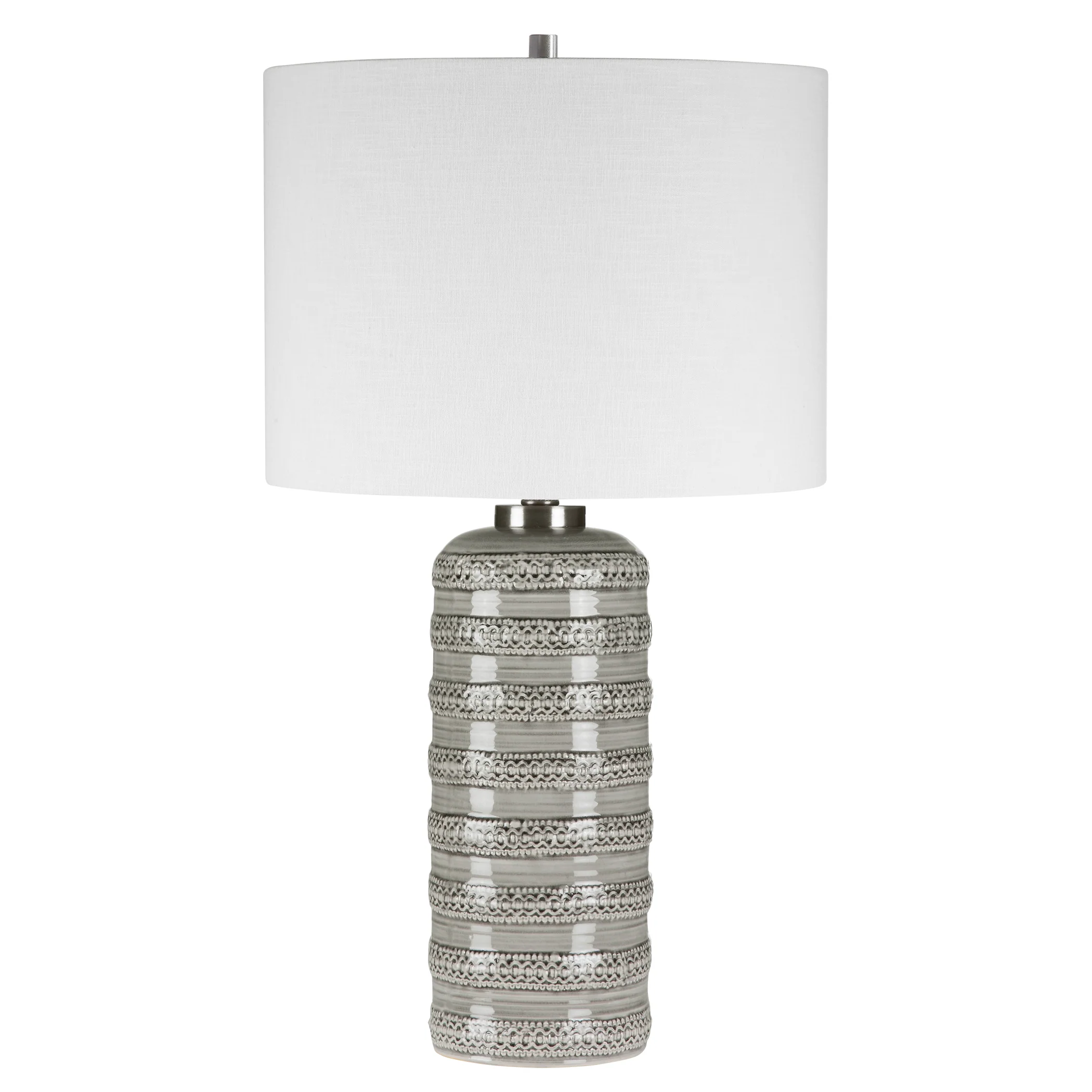 Uttermost Alenon Light Gray Table Lamp 28354-1 - Image 5