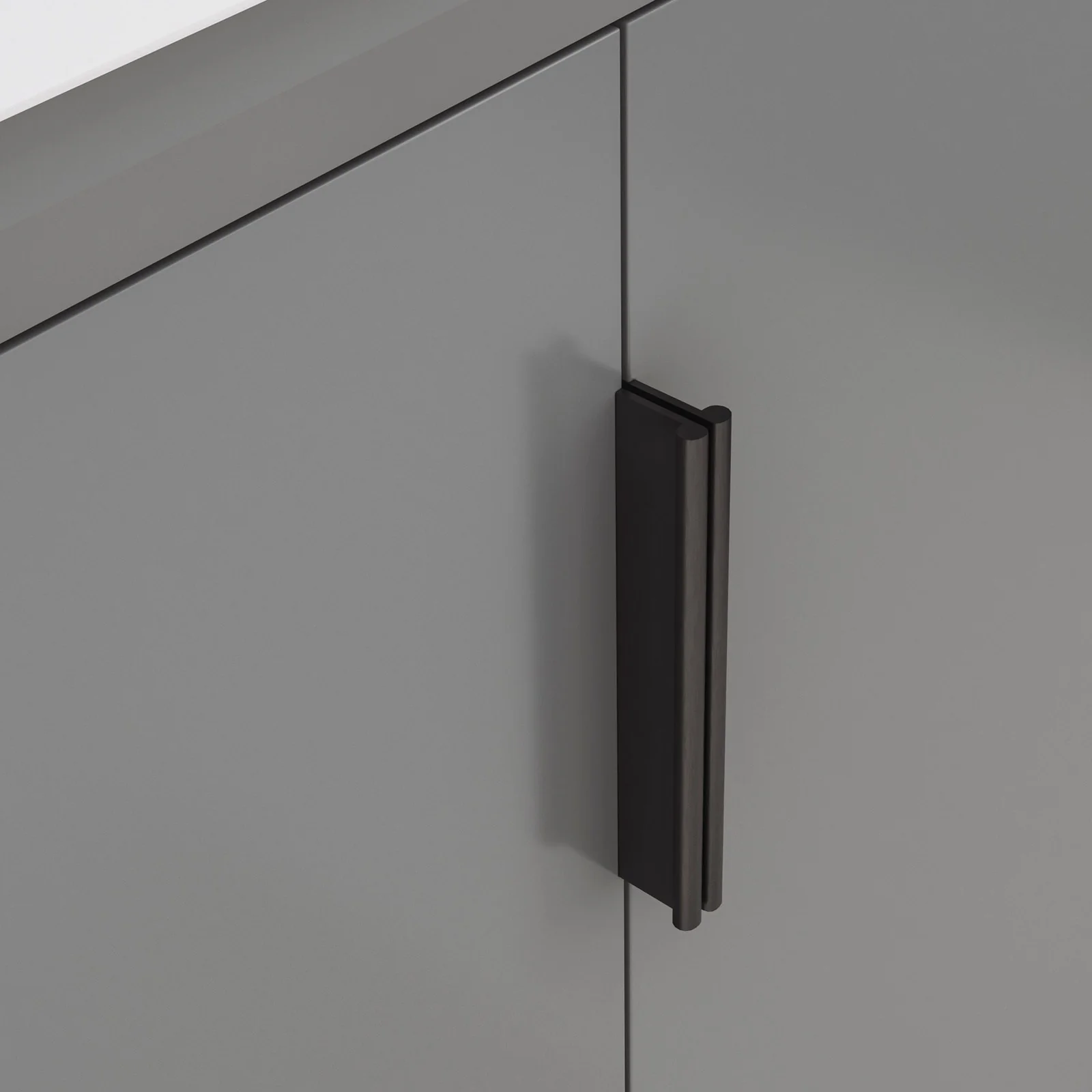 Water Creation Elise 24" Integrated Ceramic Sink Top Vanity in Cashmere Grey - Image 4