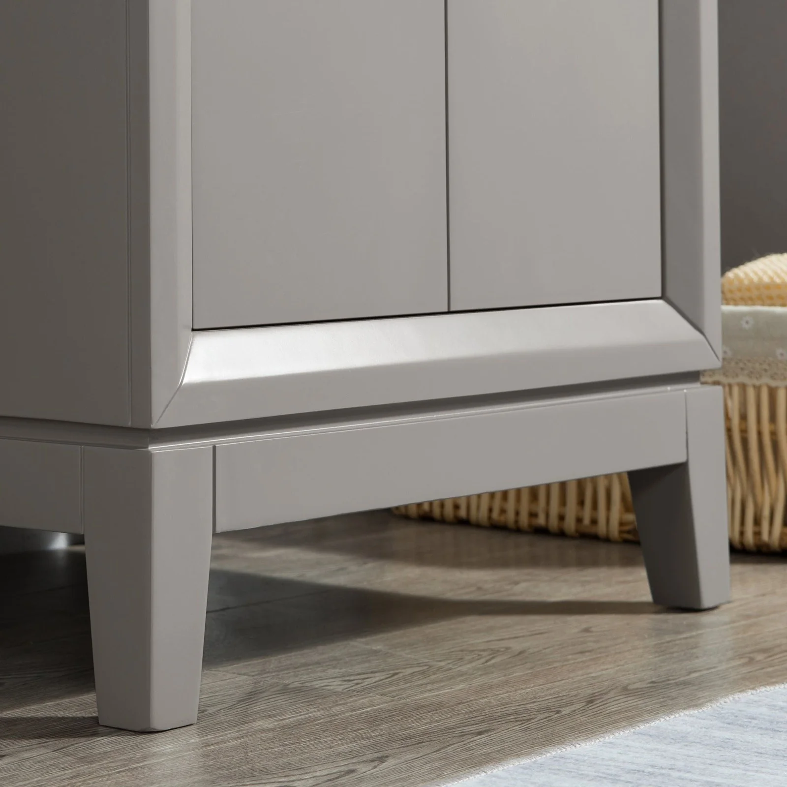 Water Creation Elizabeth 24" Single Sink Carrara White Marble Vanity In Cashmere Grey With Lavatory Faucet - Image 8