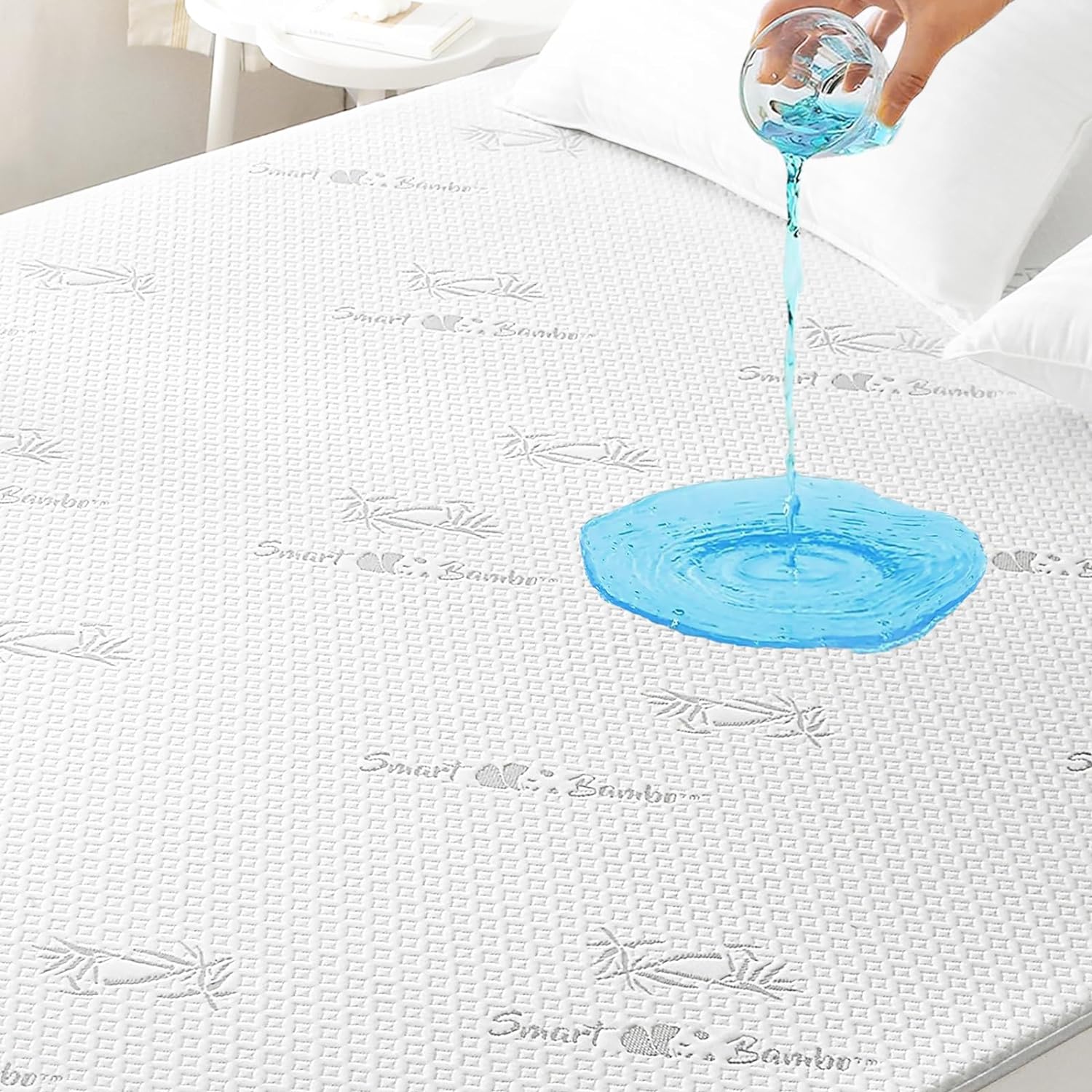 Waterproof Bamboo Queen Mattress Protector