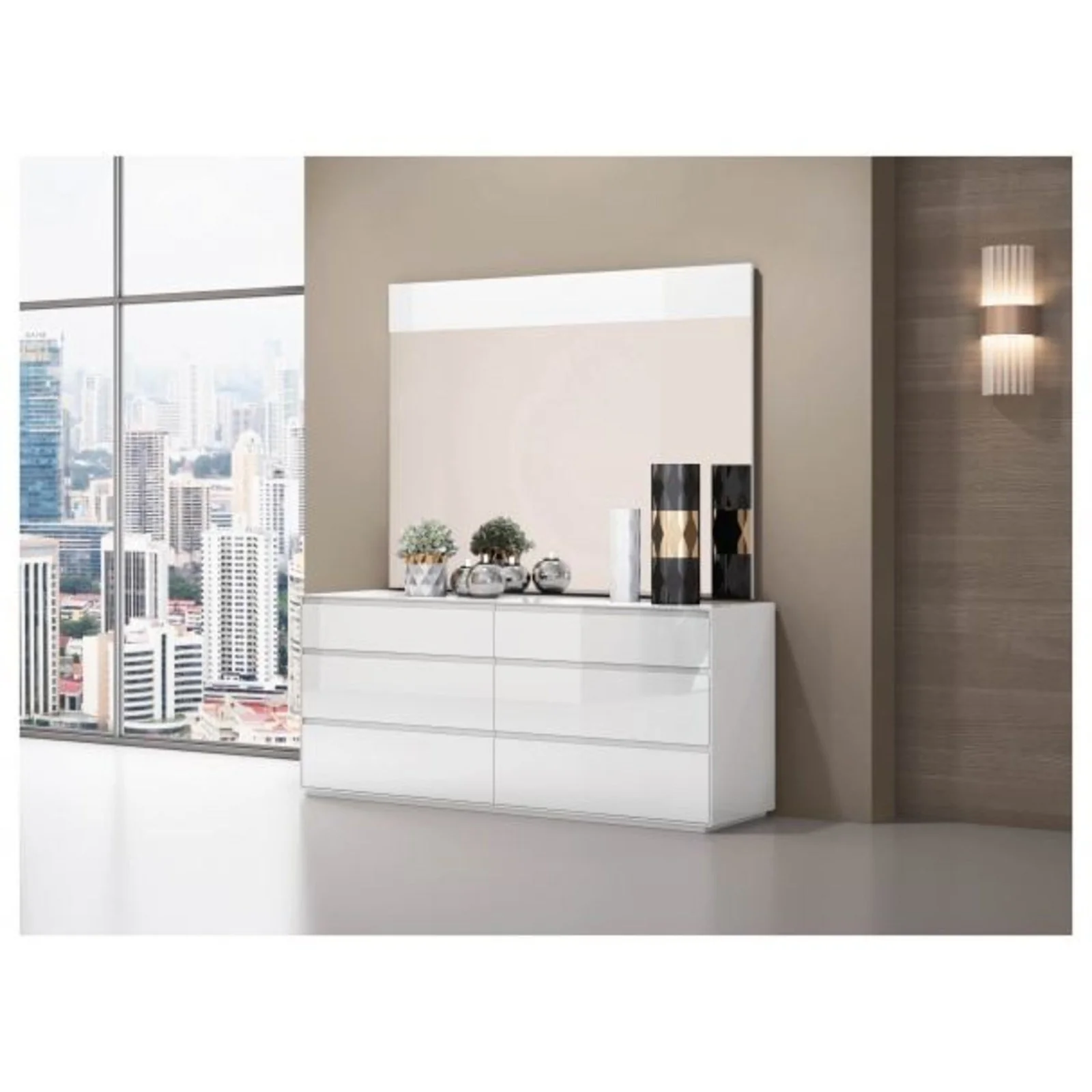 Whiteline Modern Living Malibu Dresser - Image 2