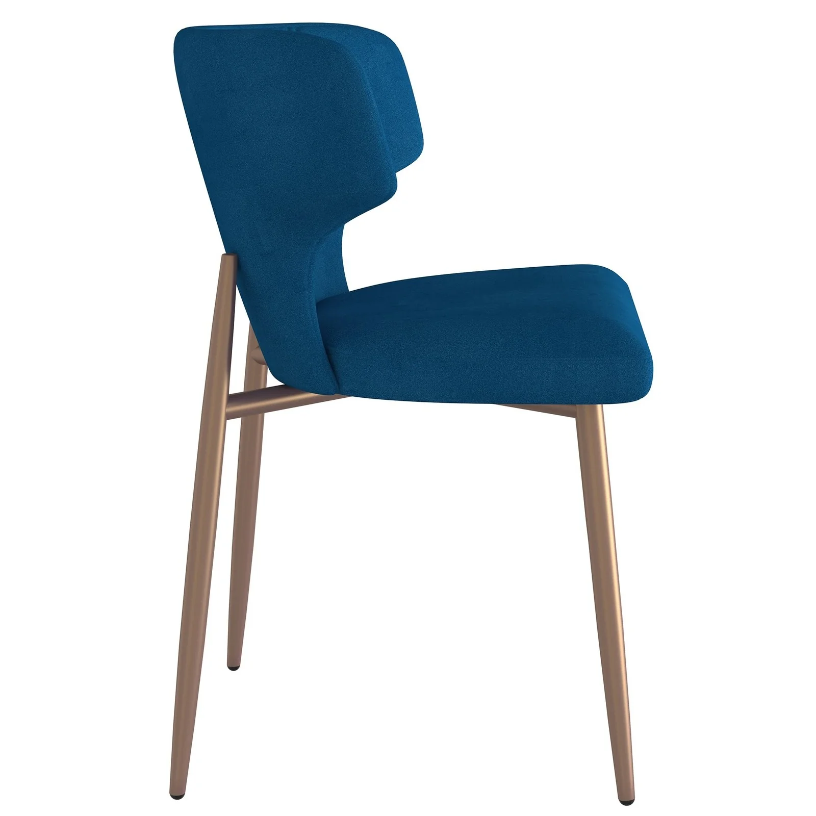 Worldwide Home Furnishings Akira-Side Chair-Blue Side Chair, Set Of 2 202-673BLU - Image 5