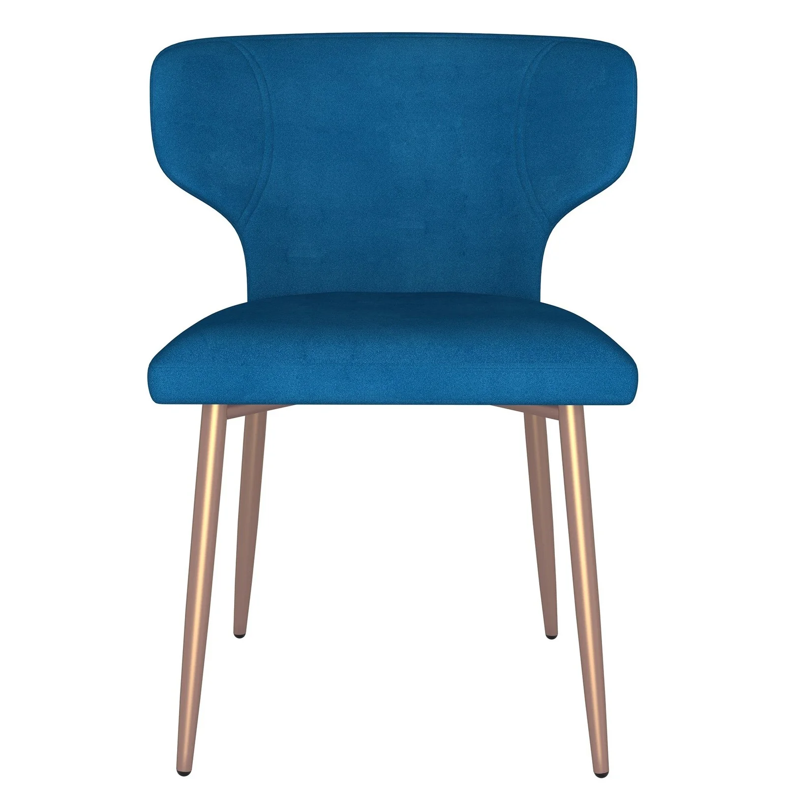 Worldwide Home Furnishings Akira-Side Chair-Blue Side Chair, Set Of 2 202-673BLU - Image 6
