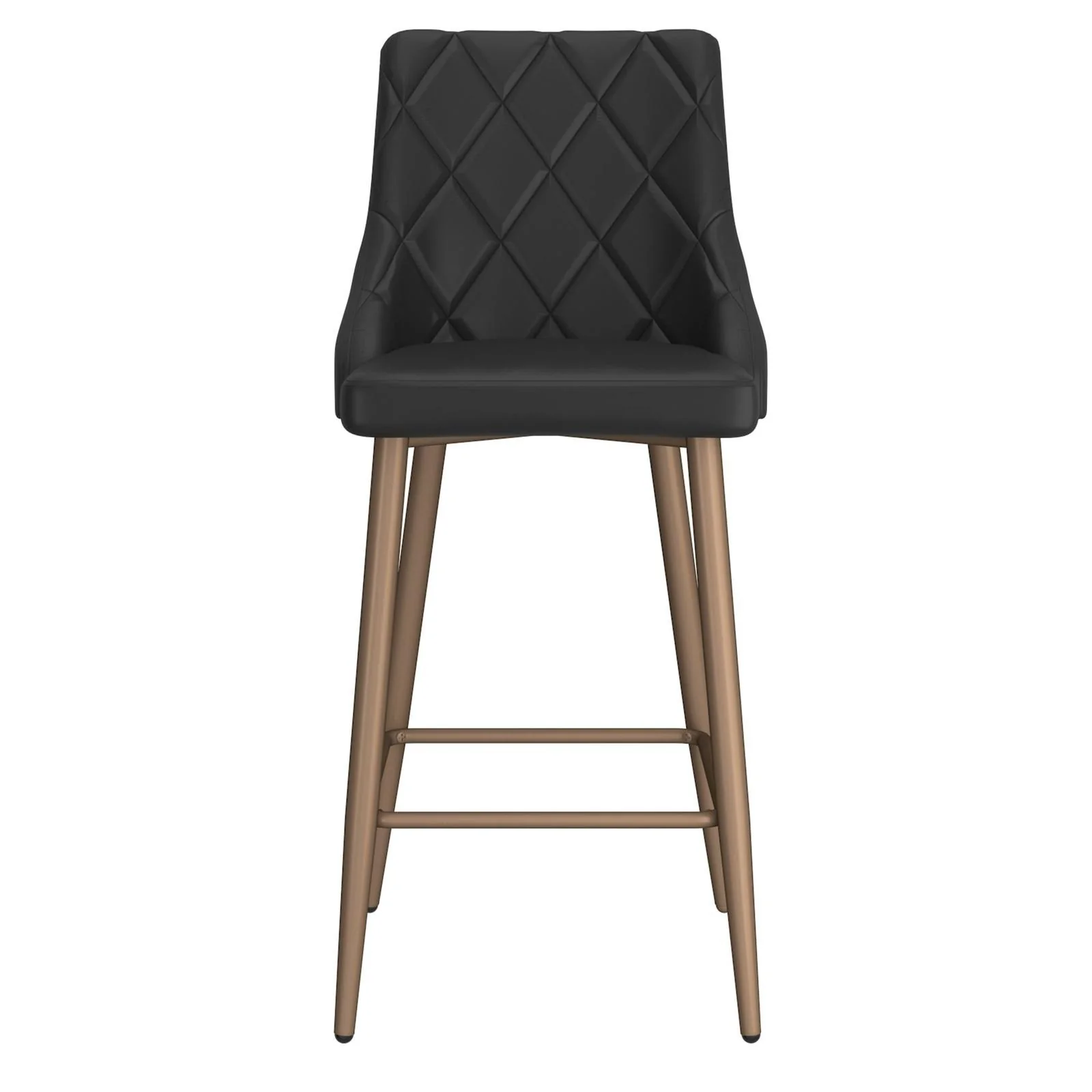 Worldwide Home Furnishings Antoine-26'' Counter Stool-Black 26" Counter Stool, Set Of 2 203-573BK - Image 5