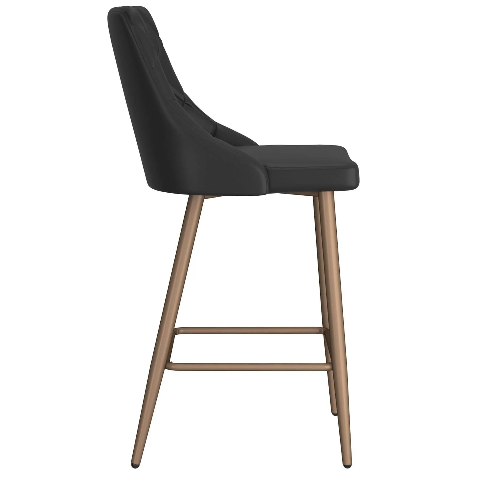 Worldwide Home Furnishings Antoine-26'' Counter Stool-Black 26" Counter Stool, Set Of 2 203-573BK - Image 6
