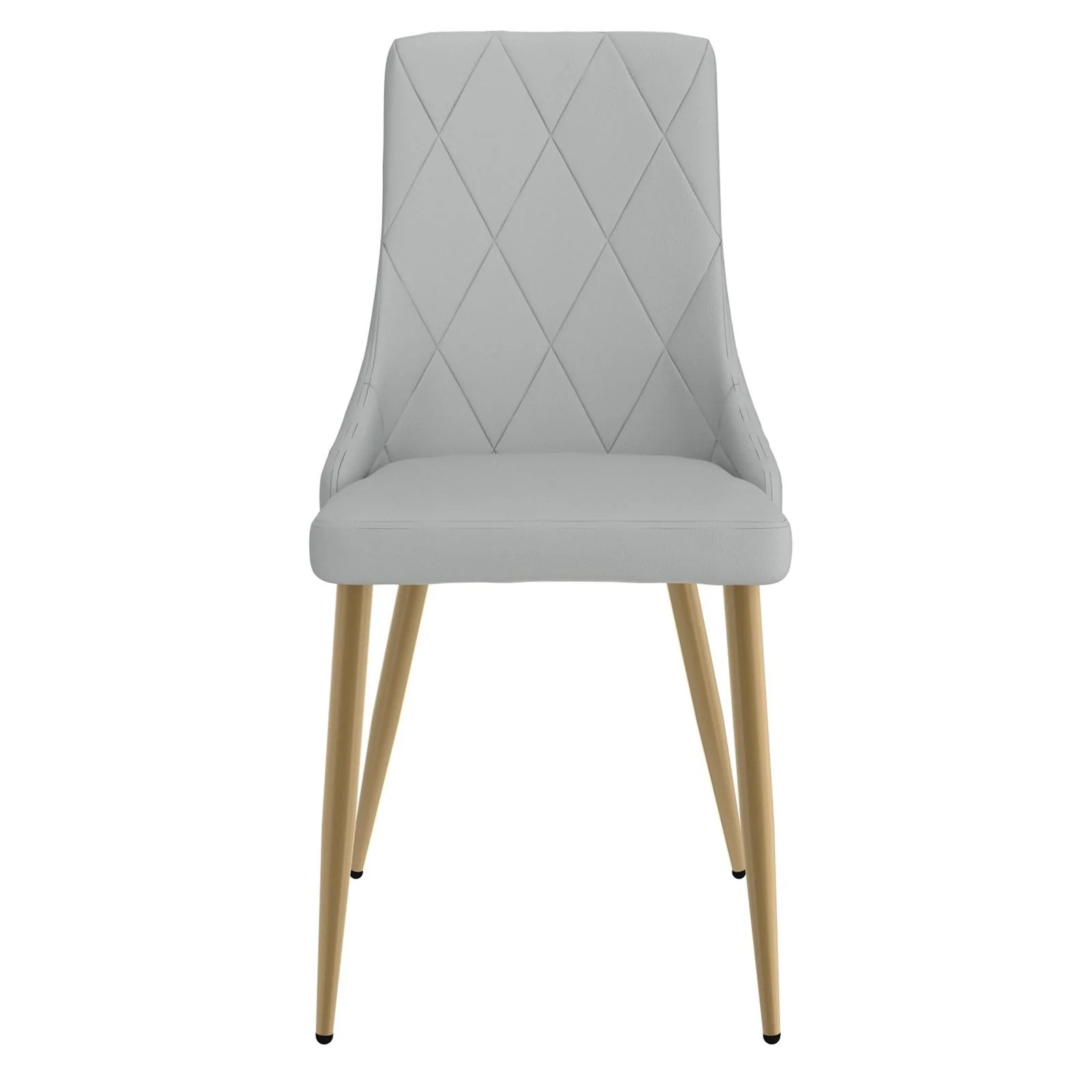 Worldwide Home Furnishings Antoine-Side Chair-Light Grey Side Chair, Set Of 2 202-573LG - Image 5