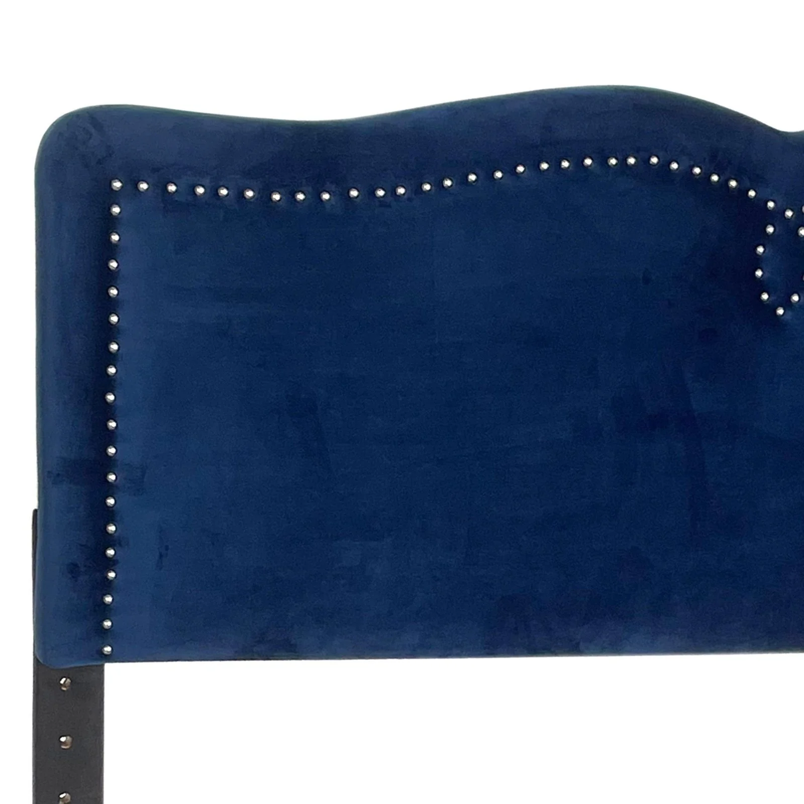 Worldwide Home Furnishings Aurora-54''/60'' Adj Hb W/ Bench-Blue 54"/60" Adj. Headboard W/Bench 151-585D_Q-BL - Image 7