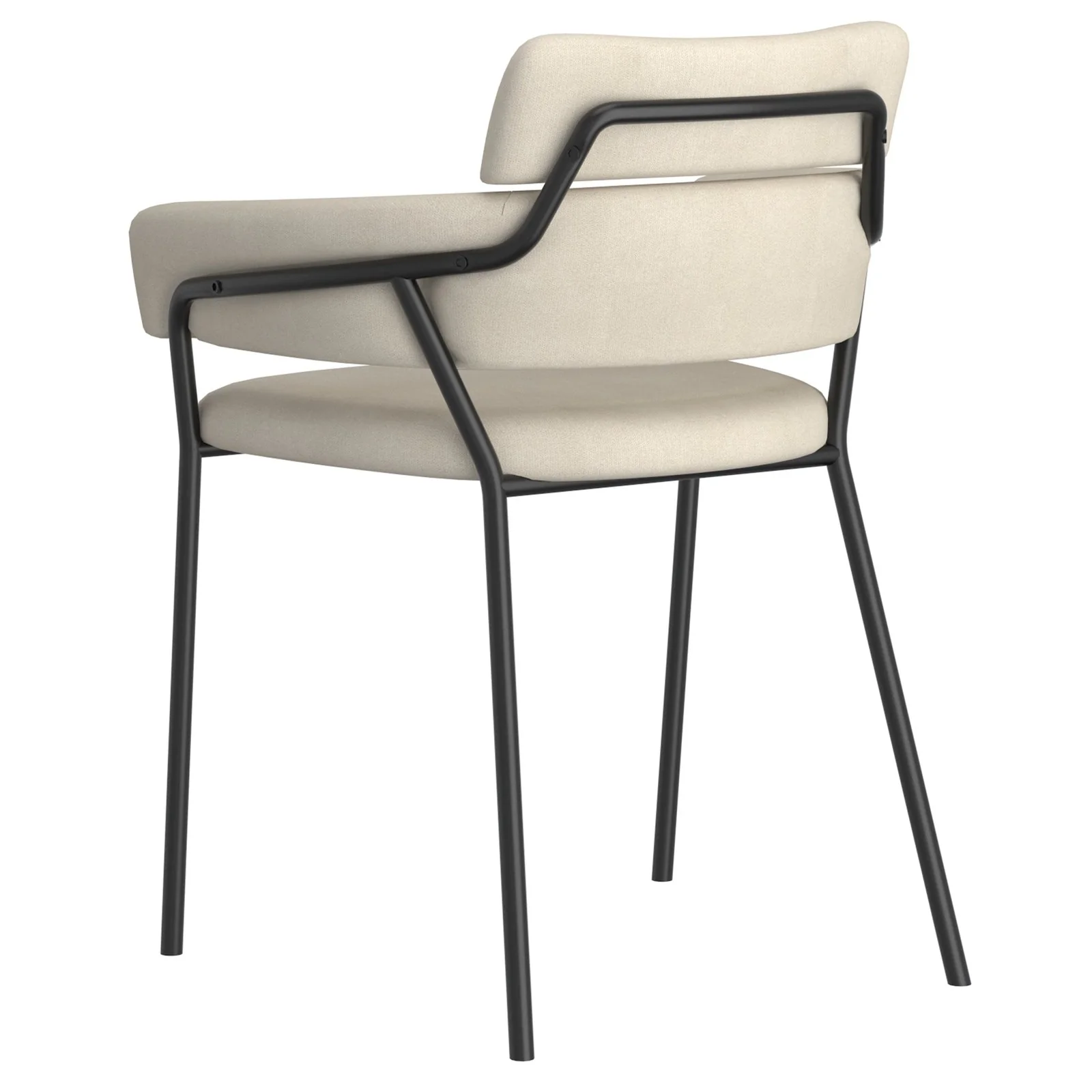 Worldwide Home Furnishings Axel-Side Chair-Beige Side Chair, Set Of 2 202-674BEG - Image 4