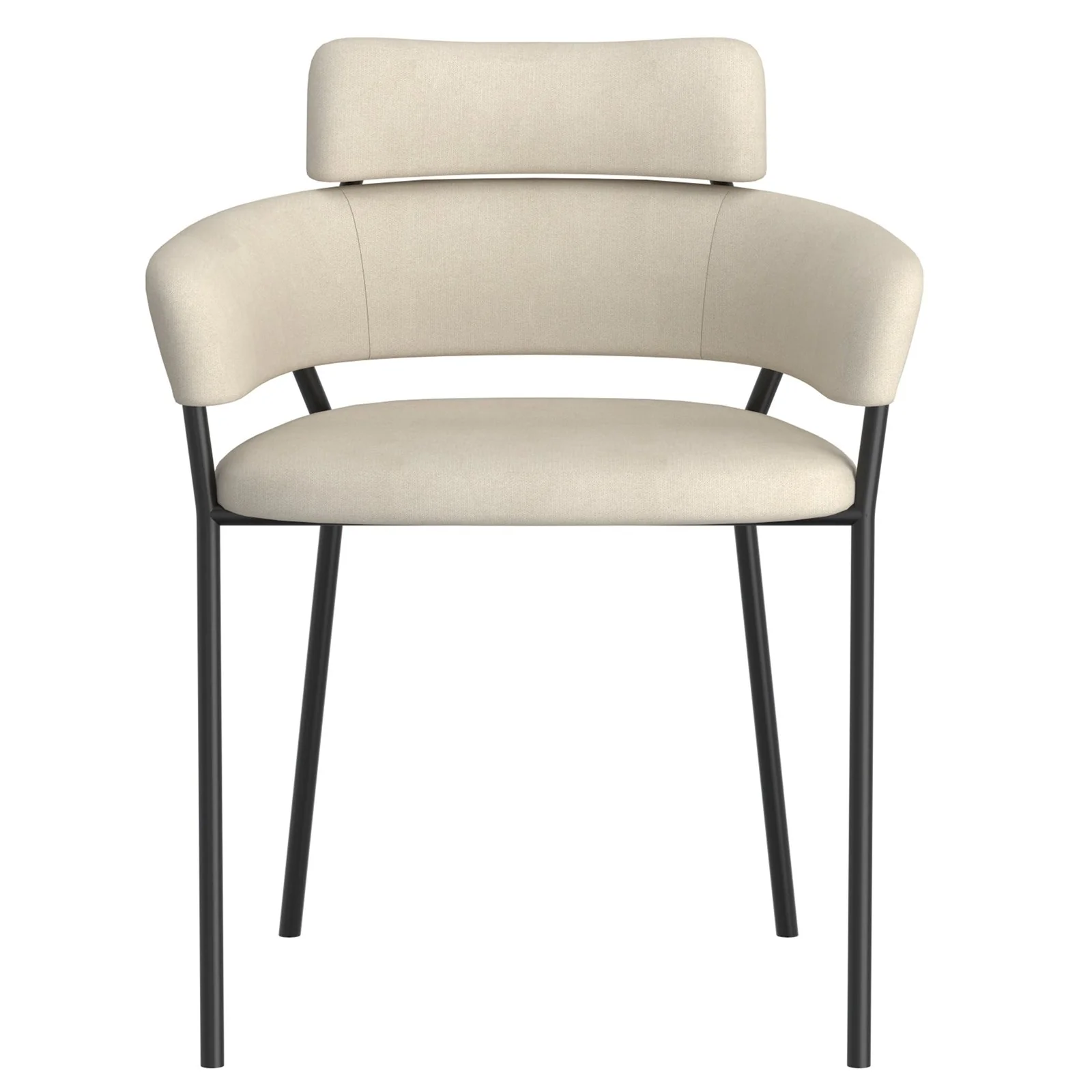 Worldwide Home Furnishings Axel-Side Chair-Beige Side Chair, Set Of 2 202-674BEG - Image 6