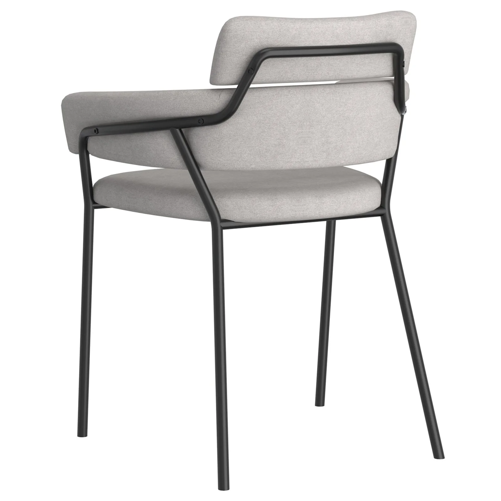 Worldwide Home Furnishings Axel-Side Chair-Grey Side Chair, Set Of 2 202-674GRY - Image 4