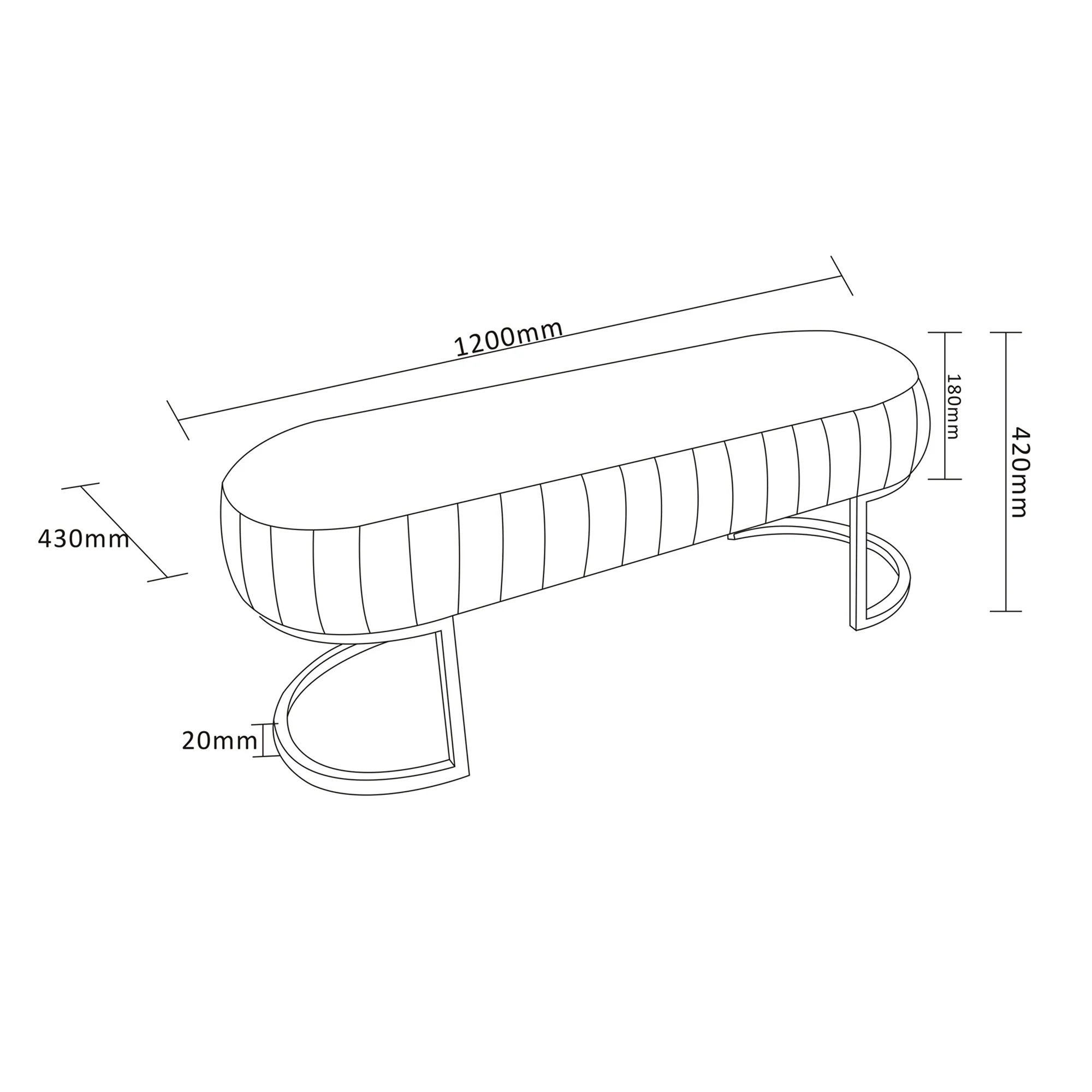 Worldwide Home Furnishings Caprese-Bench-Vintage Teal Bench 401-269TL/BK - Image 8