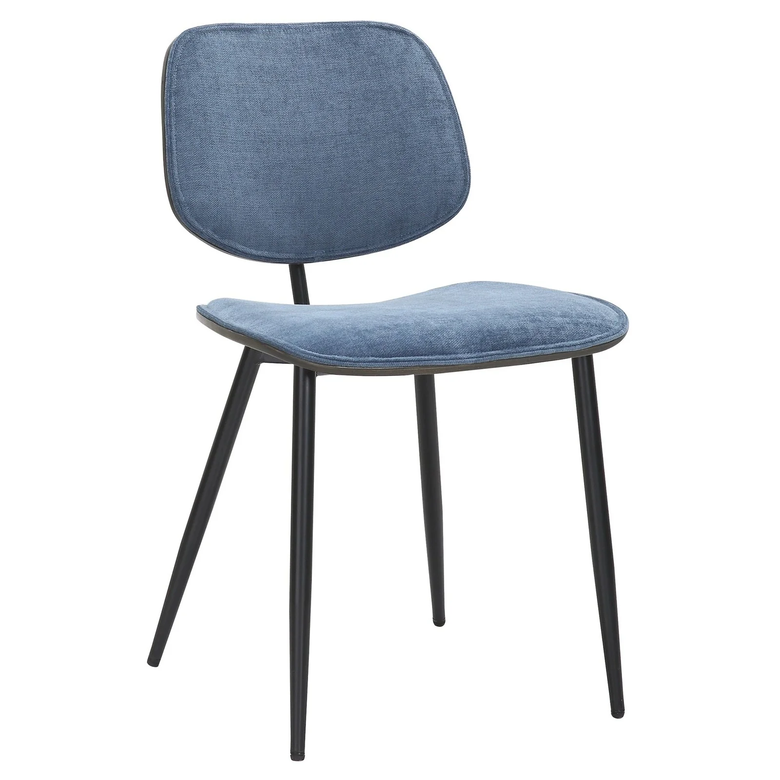 Worldwide Home Furnishings Capri-Side Chair-Blue Side Chair, Set Of 2 202-591BLU - Image 7