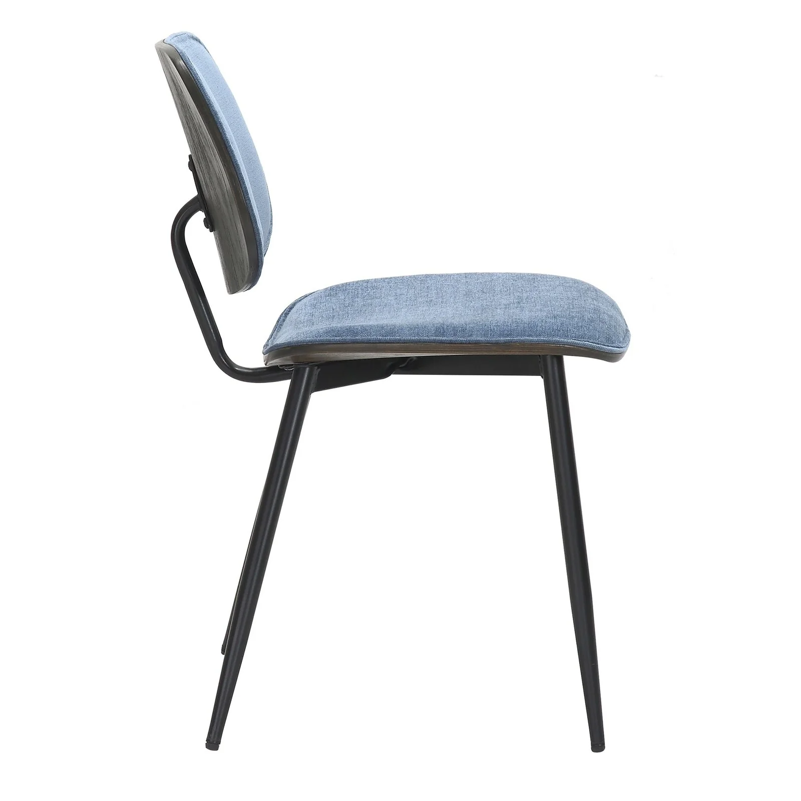Worldwide Home Furnishings Capri-Side Chair-Blue Side Chair, Set Of 2 202-591BLU - Image 9