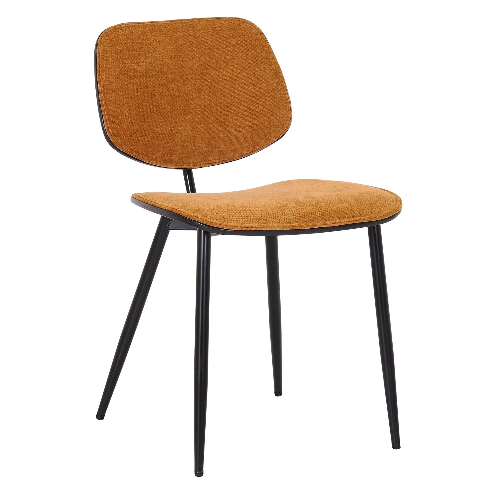 Worldwide Home Furnishings Capri-Side Chair-Rust Side Chair, Set Of 2 202-591RS - Image 3