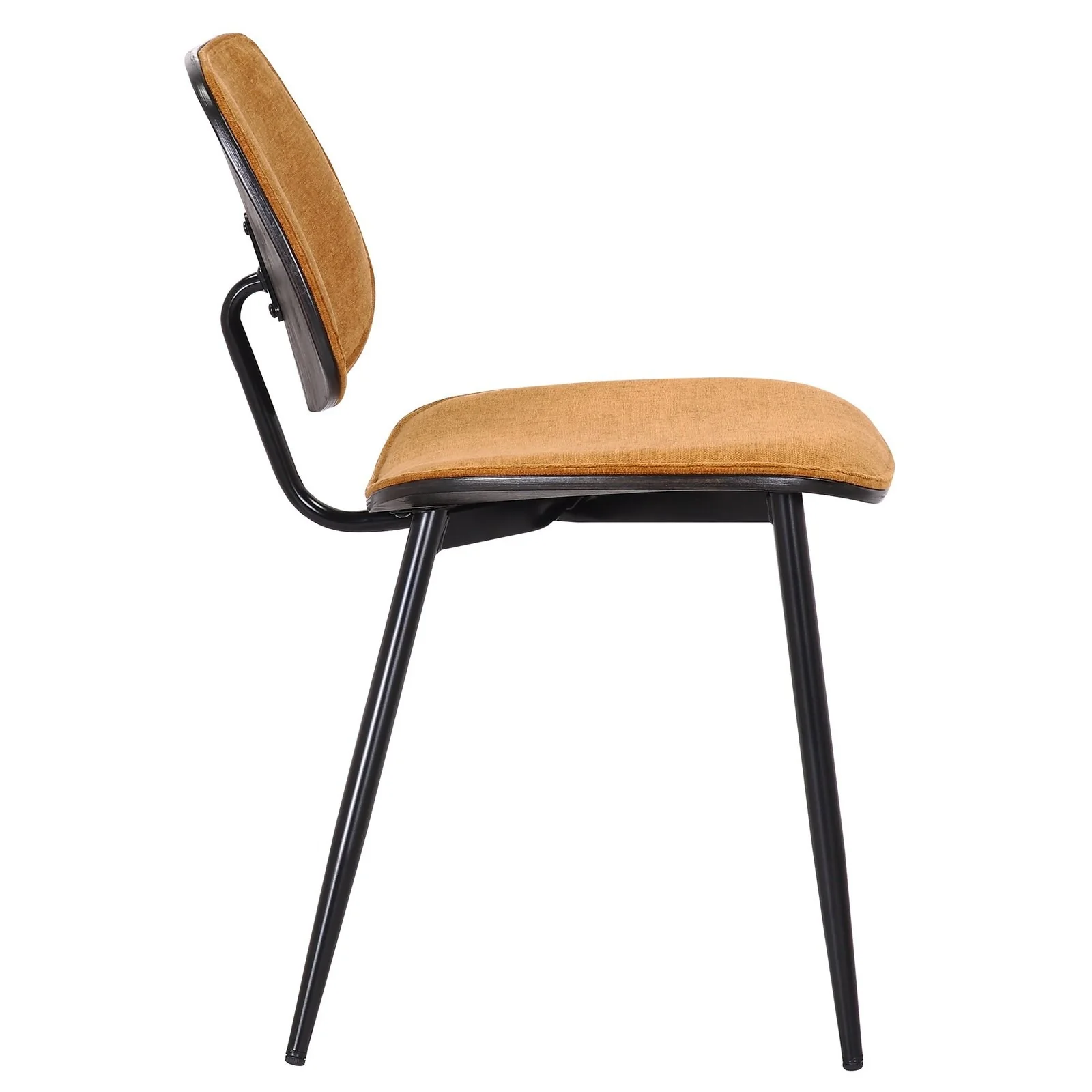 Worldwide Home Furnishings Capri-Side Chair-Rust Side Chair, Set Of 2 202-591RS - Image 5