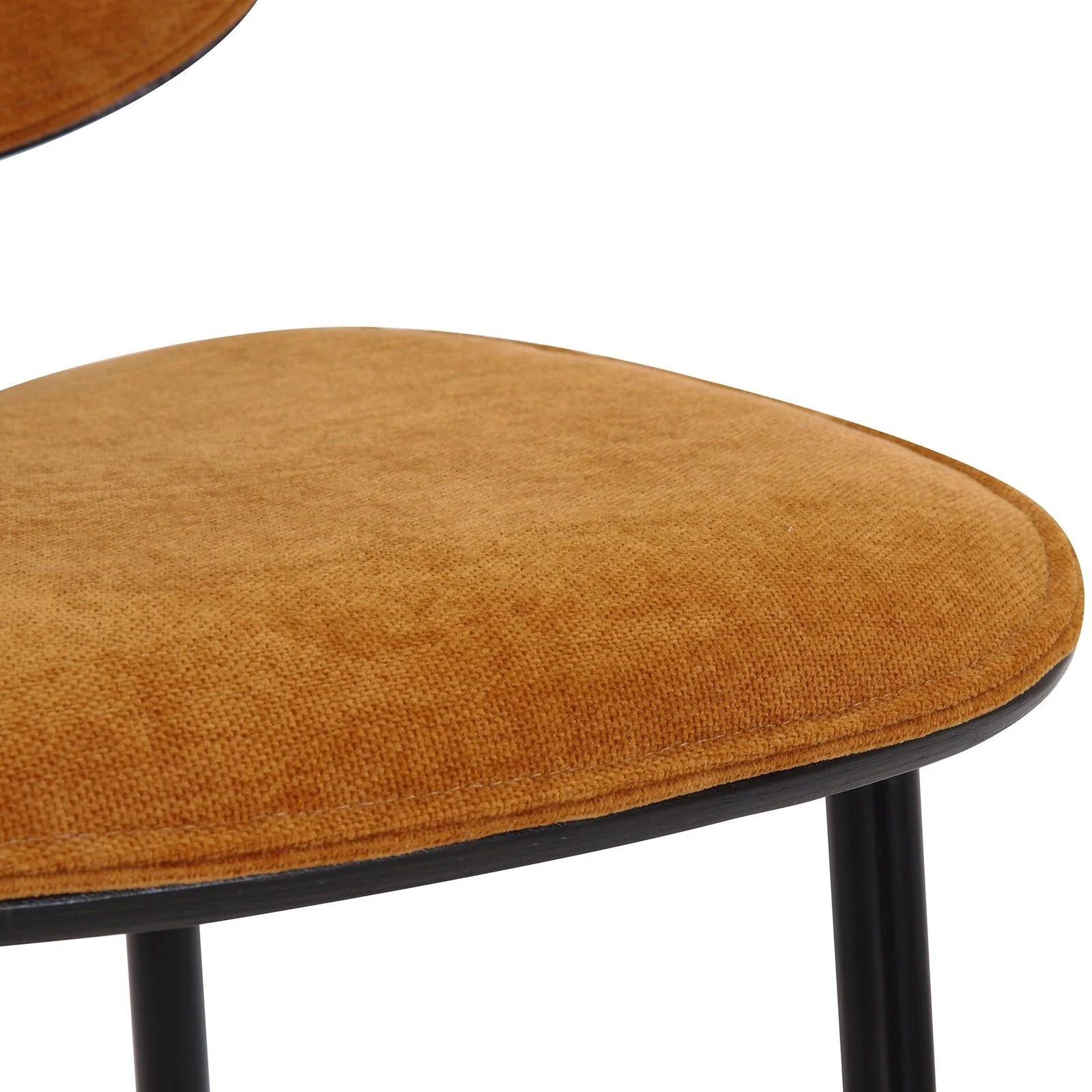 Worldwide Home Furnishings Capri-Side Chair-Rust Side Chair, Set Of 2 202-591RS - Image 7