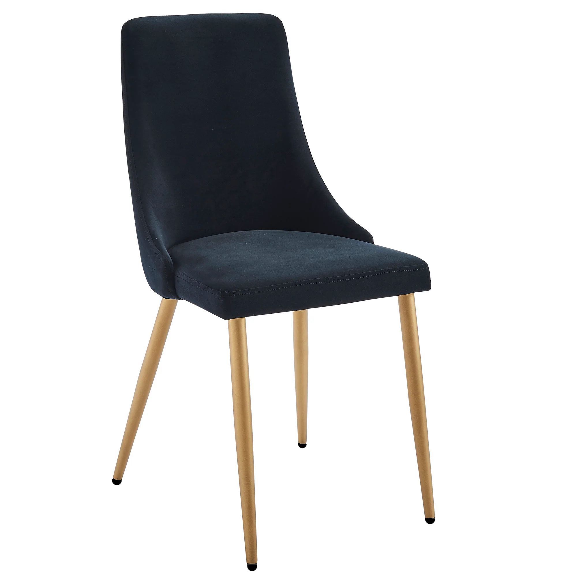 Worldwide Home Furnishings Carmilla-Side Chair-Black Side Chair, Set Of 2 202-353BK - Image 4
