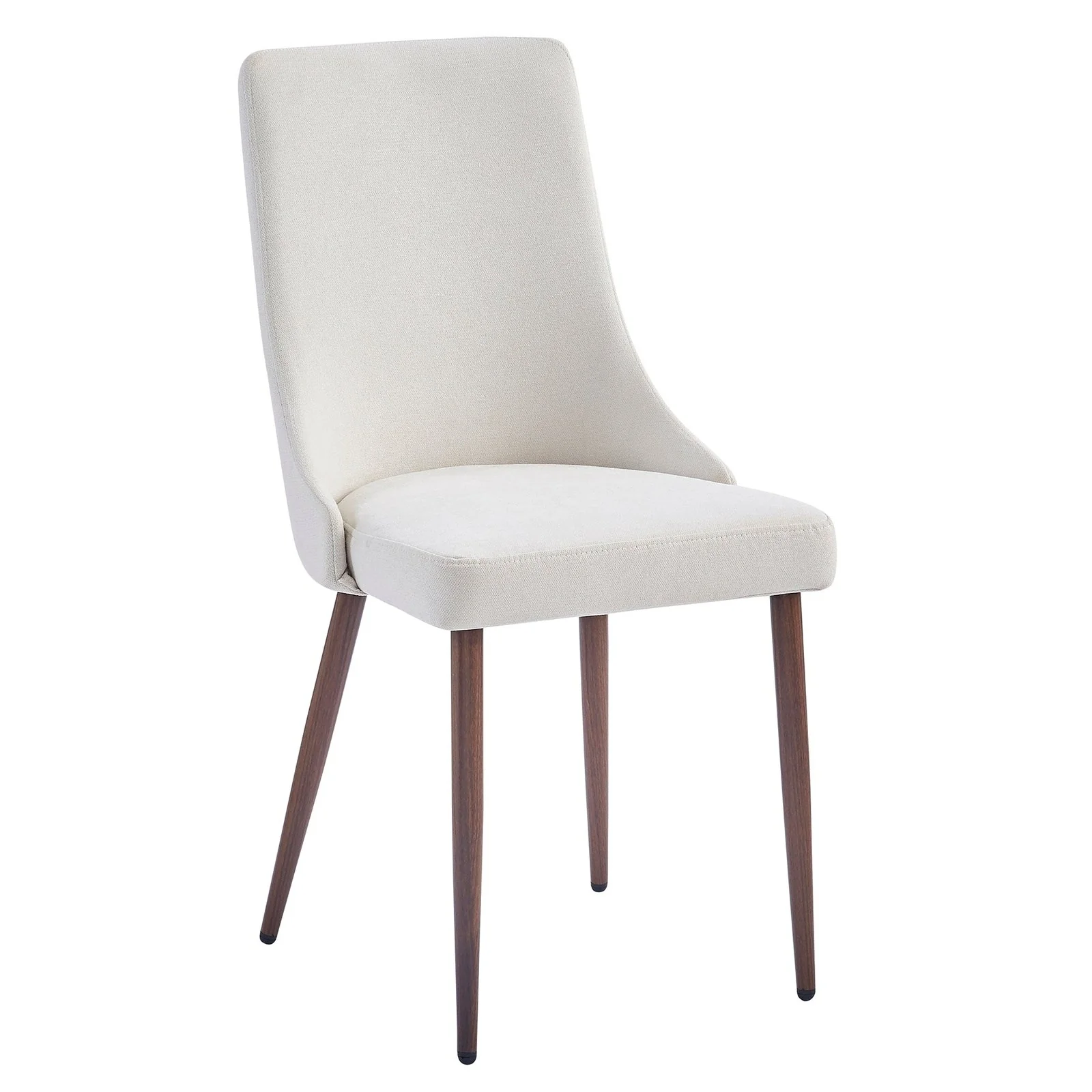 Worldwide Home Furnishings Cora-Side Chair Fabric-Beige Side Chair, Fabric, Set Of 2 202-182BG - Image 3