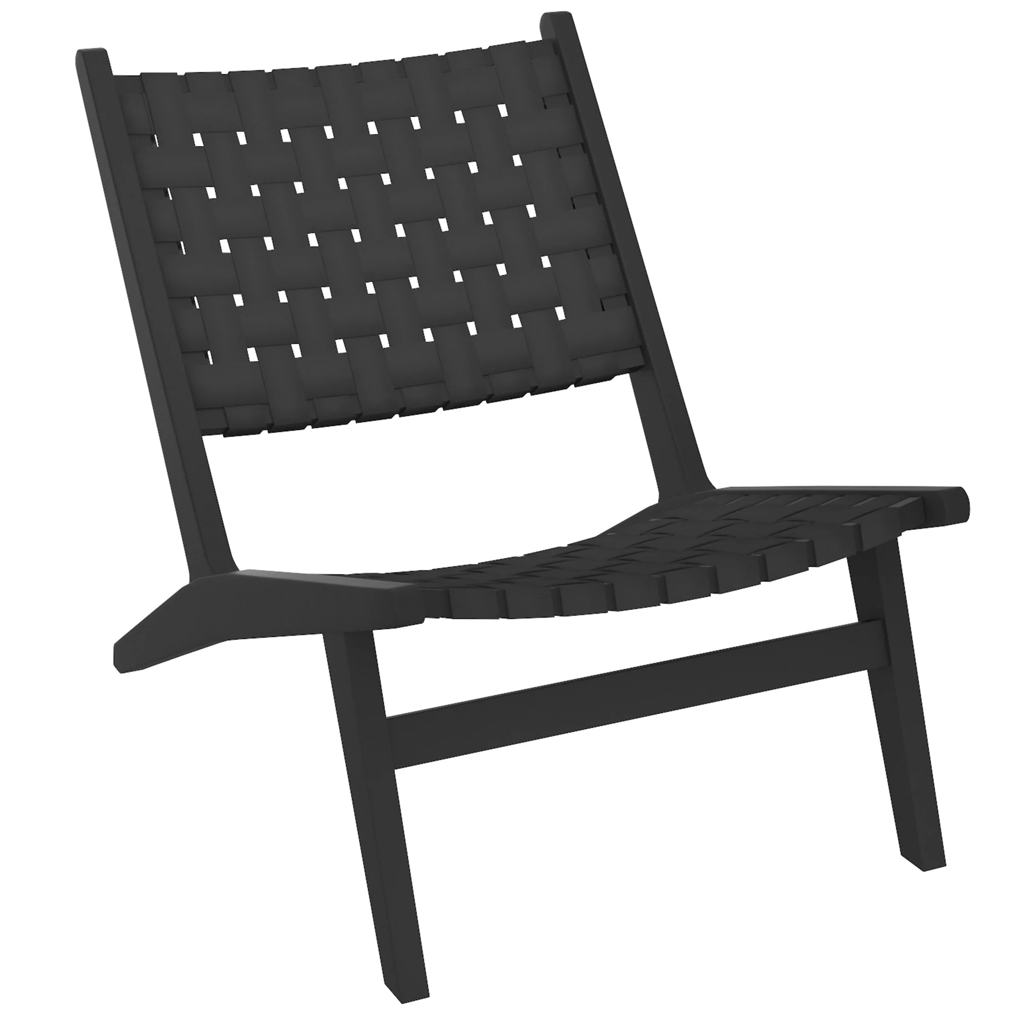 Worldwide Home Furnishings Cyrus-Accent Chair-Black Accent Chair 403-626BK - Image 2