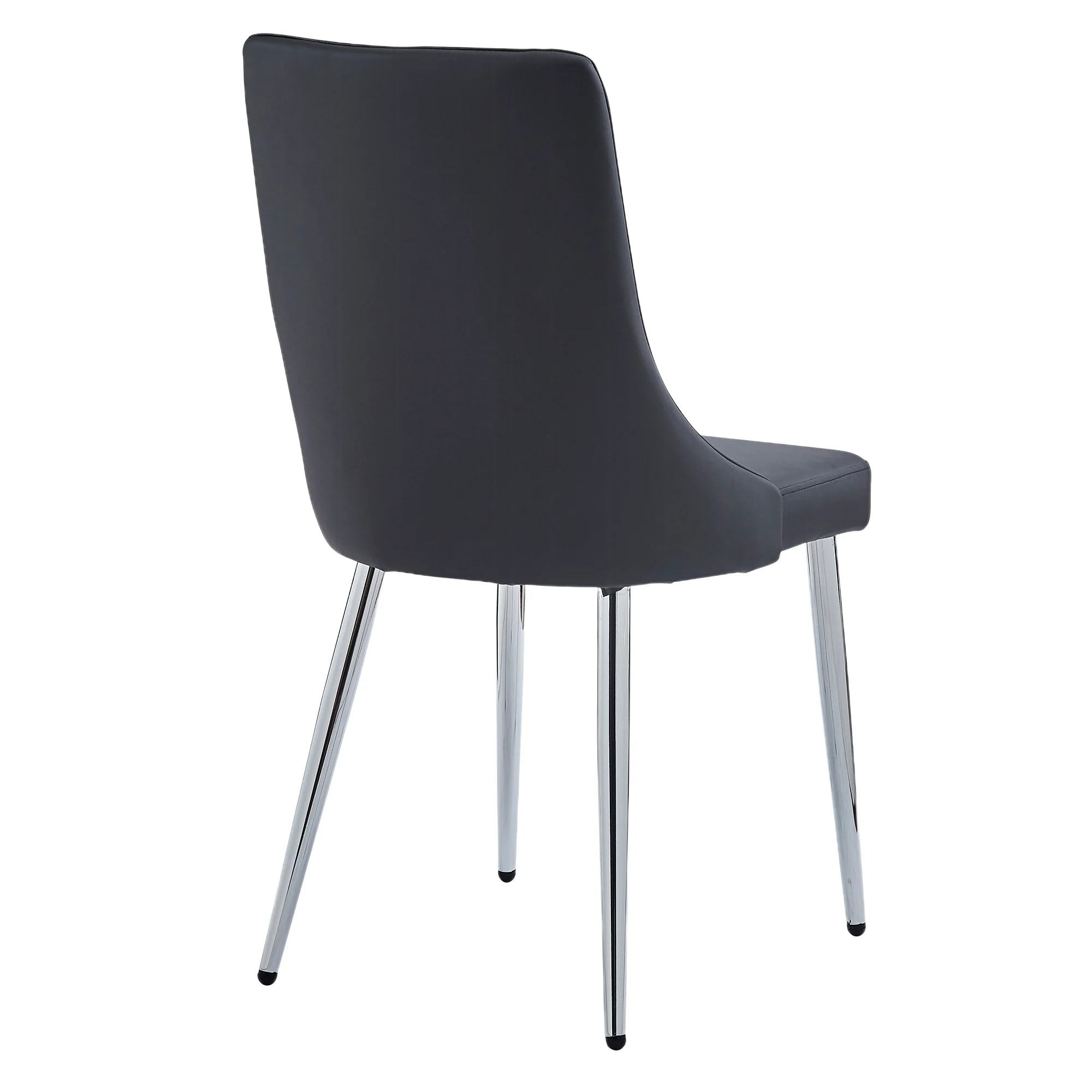 Worldwide Home Furnishings Devo-Side Chair-Black Side Chair, Set Of 2 202-087BK - Image 4