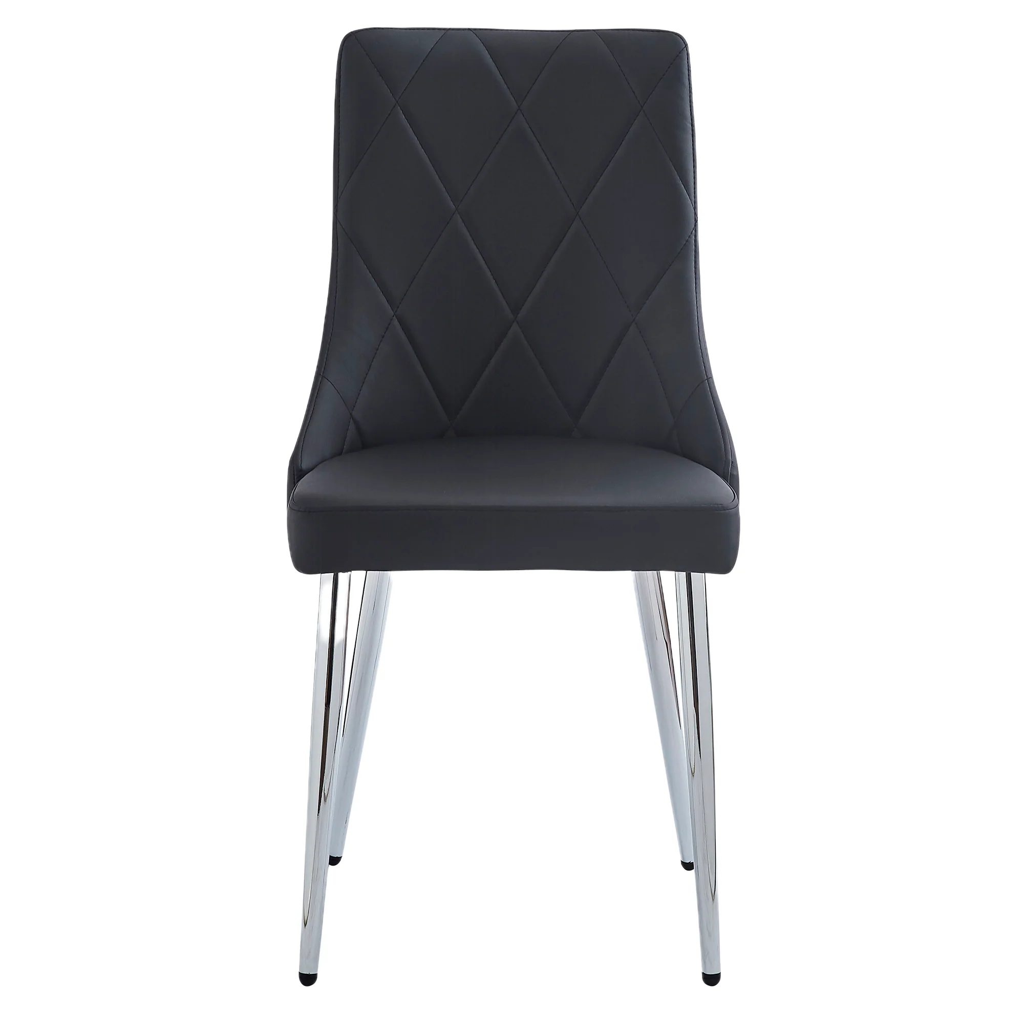 Worldwide Home Furnishings Devo-Side Chair-Black Side Chair, Set Of 2 202-087BK - Image 6